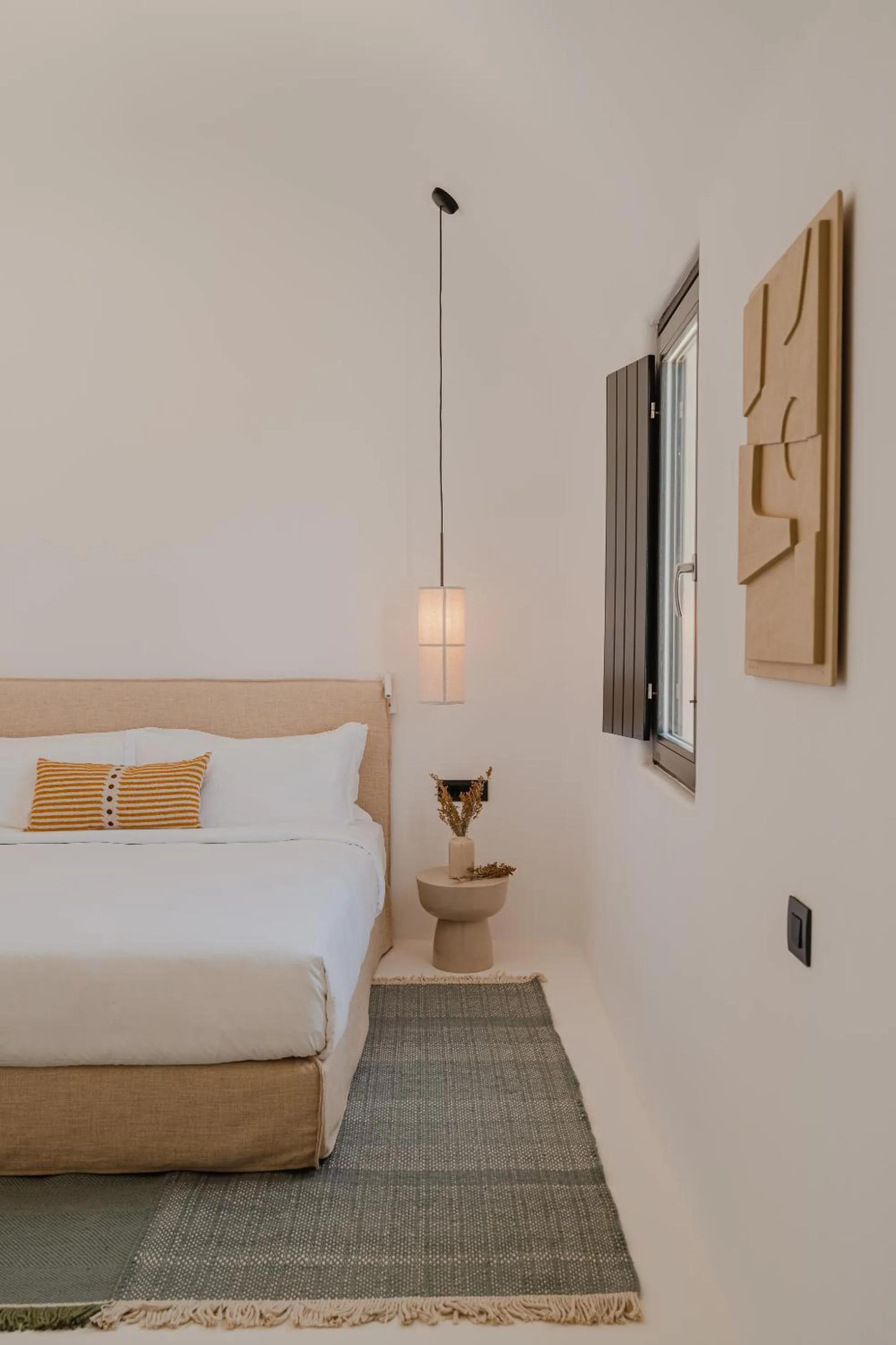 Bedroom in Nobu Hotel Santorini