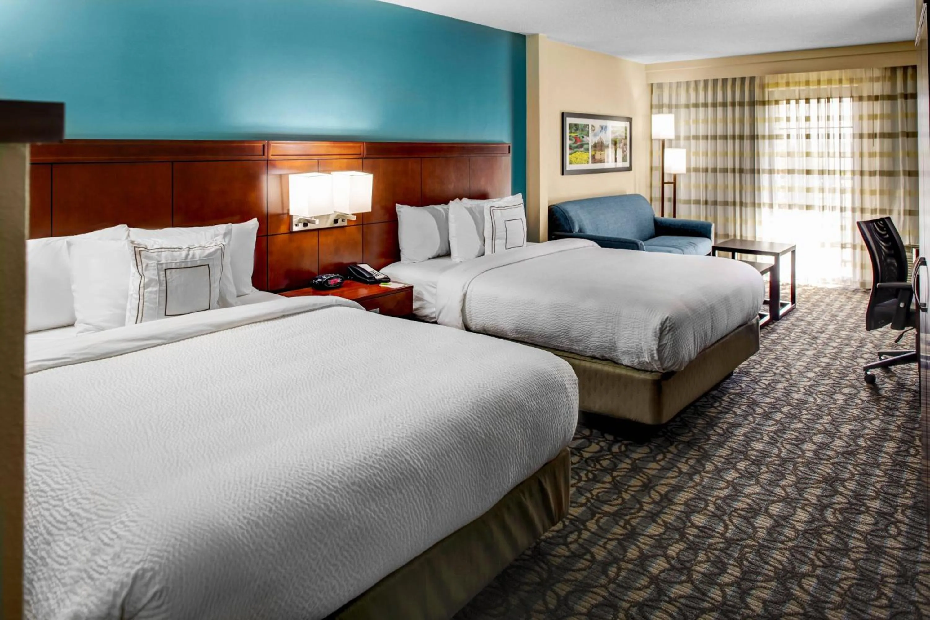 Bedroom, Bed in Courtyard by Marriott New Bern
