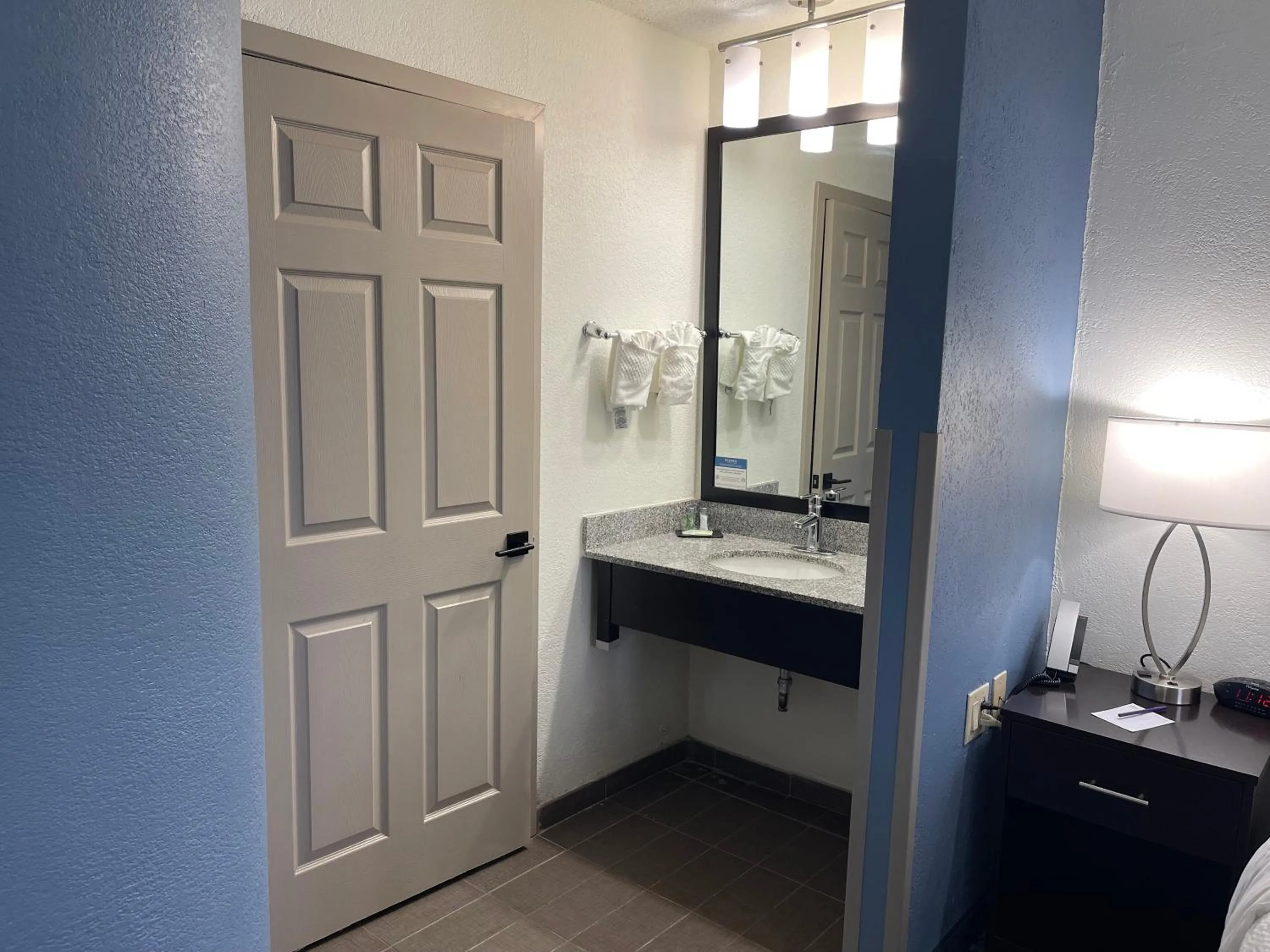 Bathroom in Sleep Inn Hanes Mall