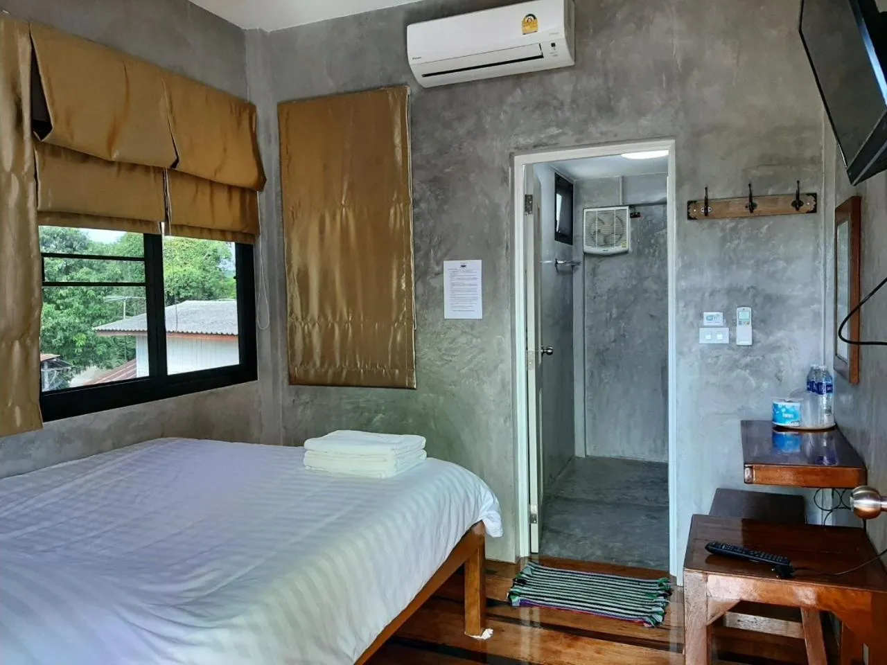 Bed in Baan Rabiangdao UthaiThani