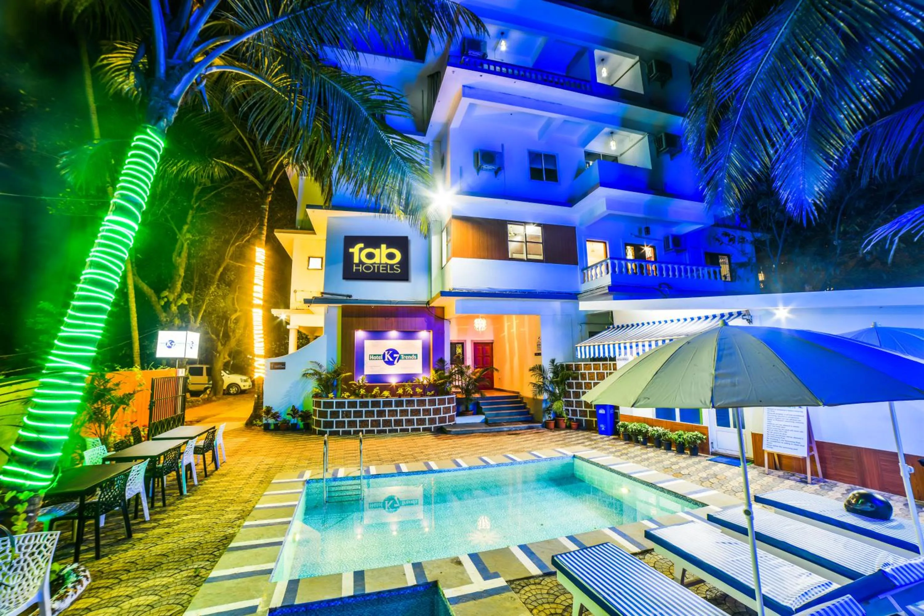 Property building in FabHotel K7 Trends With Pool, Calangute Beach