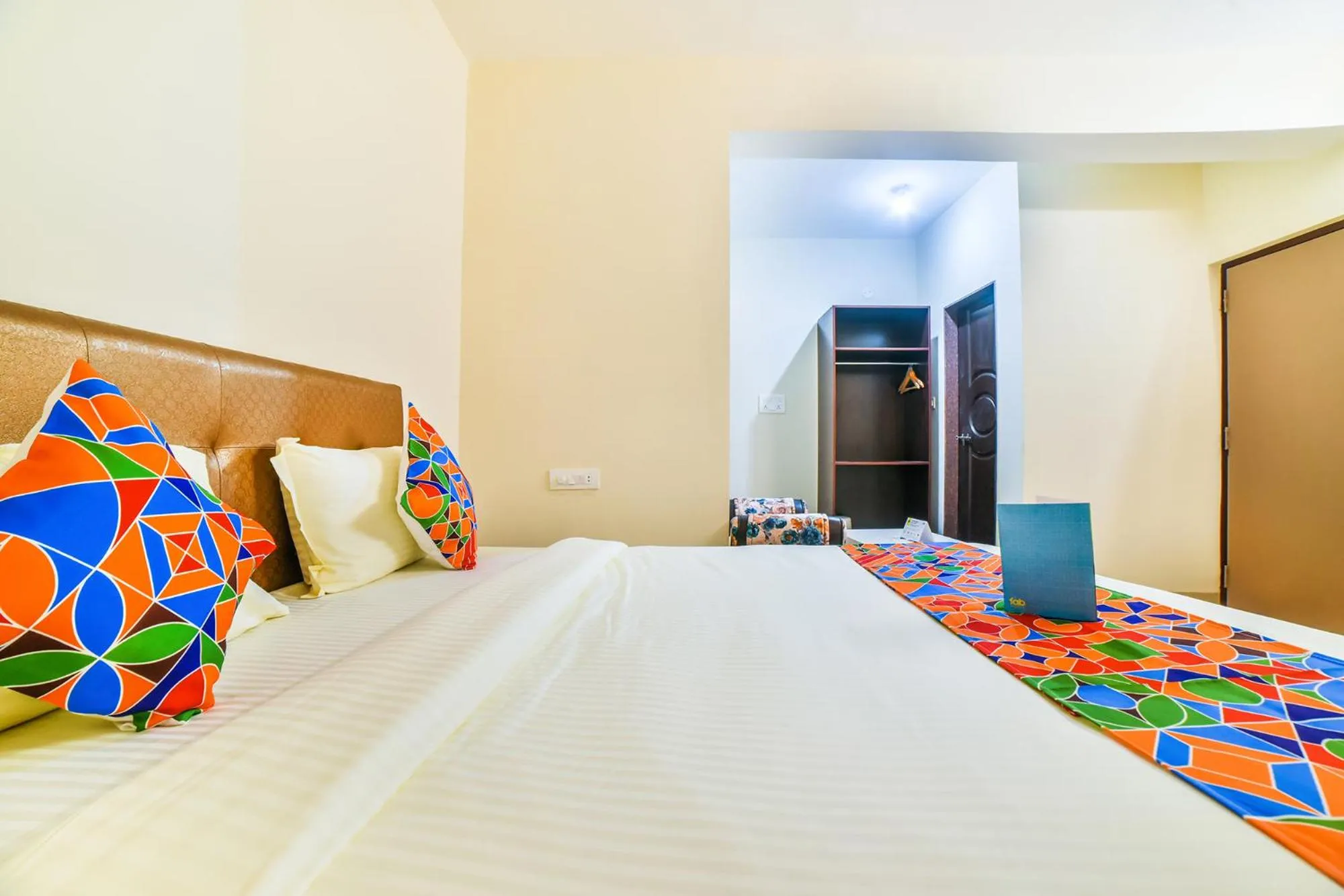 Bedroom, Bed in FabHotel K7 Trends With Pool, Calangute Beach