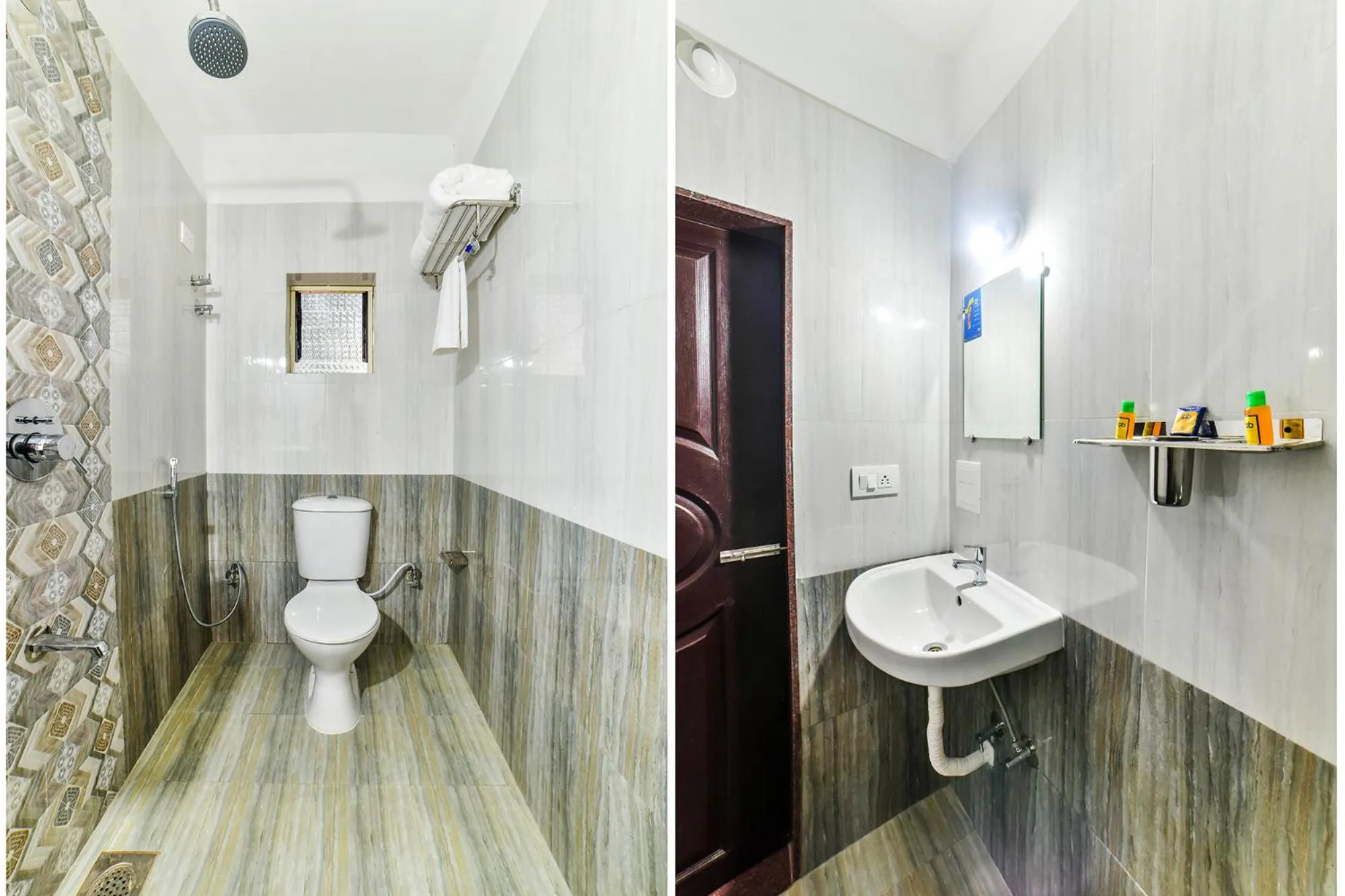 Toilet in FabHotel K7 Trends With Pool, Calangute Beach