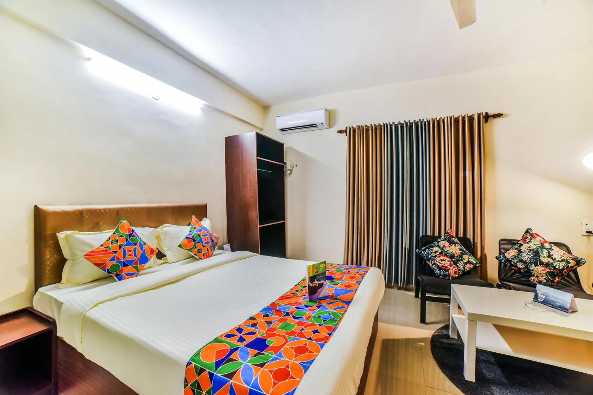 Bedroom, Bed in FabHotel K7 Trends With Pool, Calangute Beach