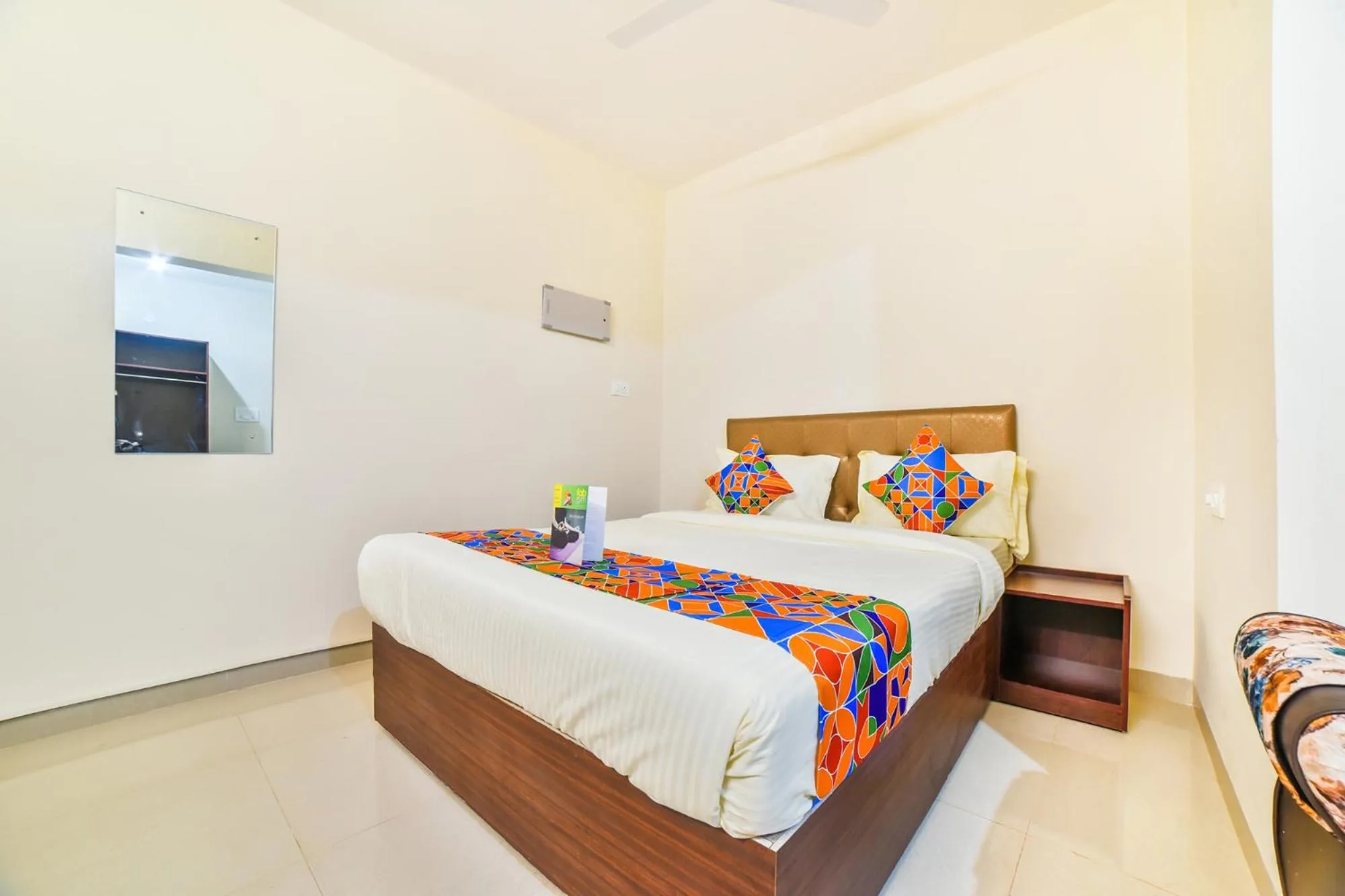 Bedroom, Bed in FabHotel K7 Trends With Pool, Calangute Beach