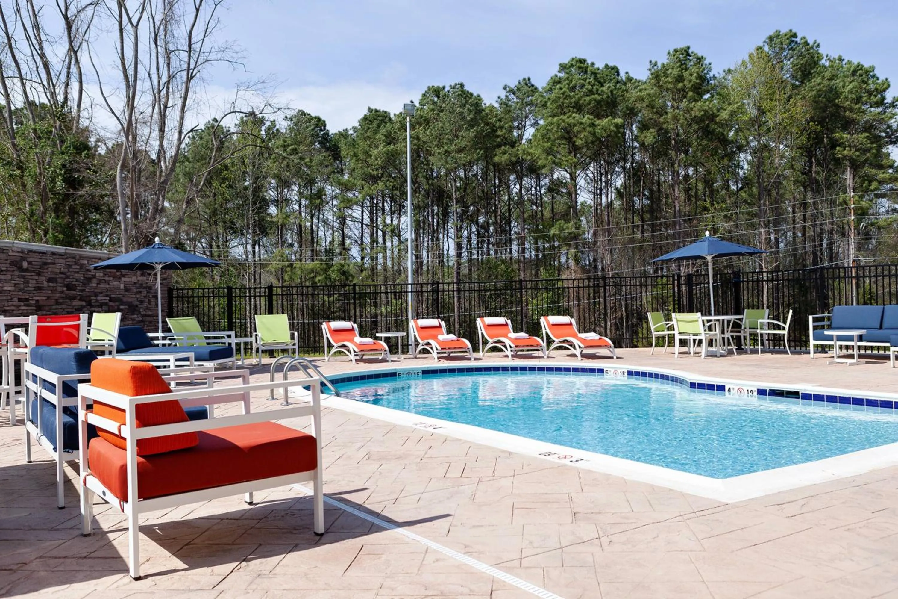 Swimming pool in Fairfield Inn & Suites by Marriott - Rockingham, NC