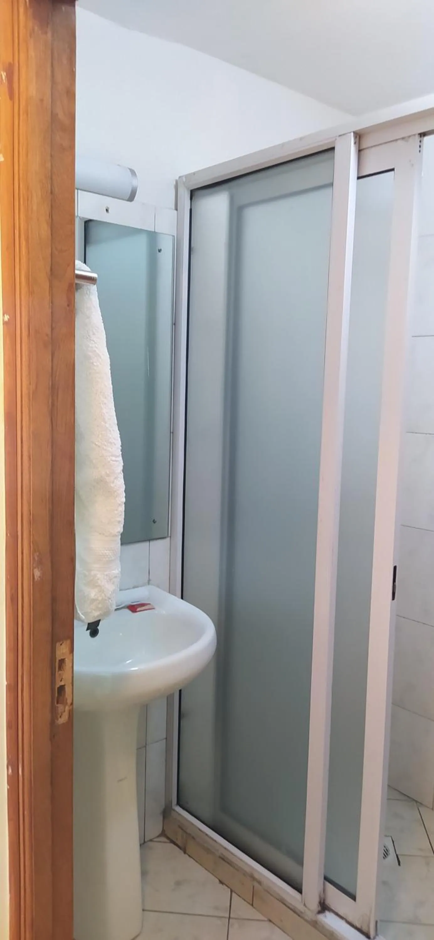 Shower in Plus254 Hotel