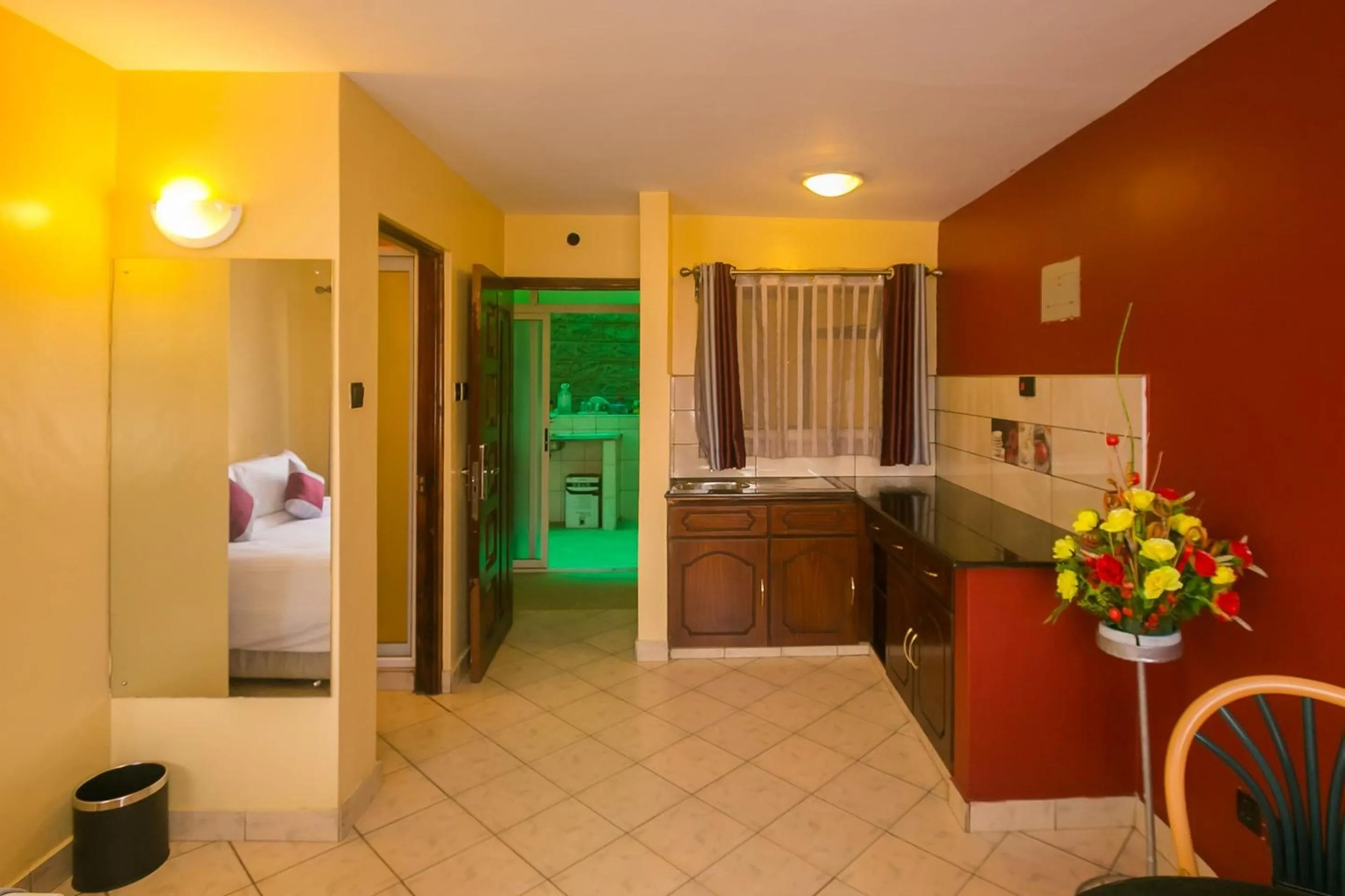Bathroom, Bed in Plus254 Hotel