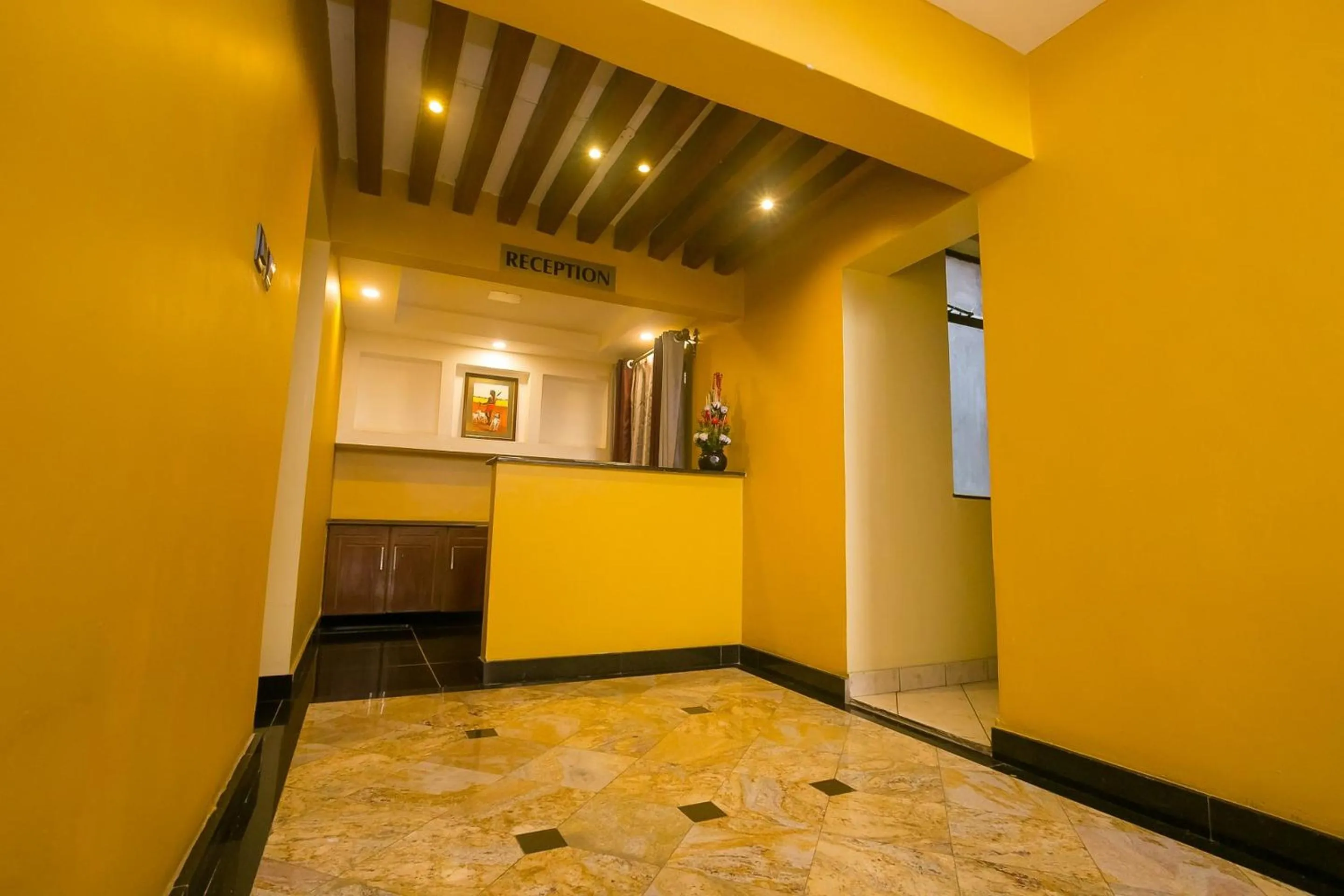 Lobby or reception in Plus254 Hotel