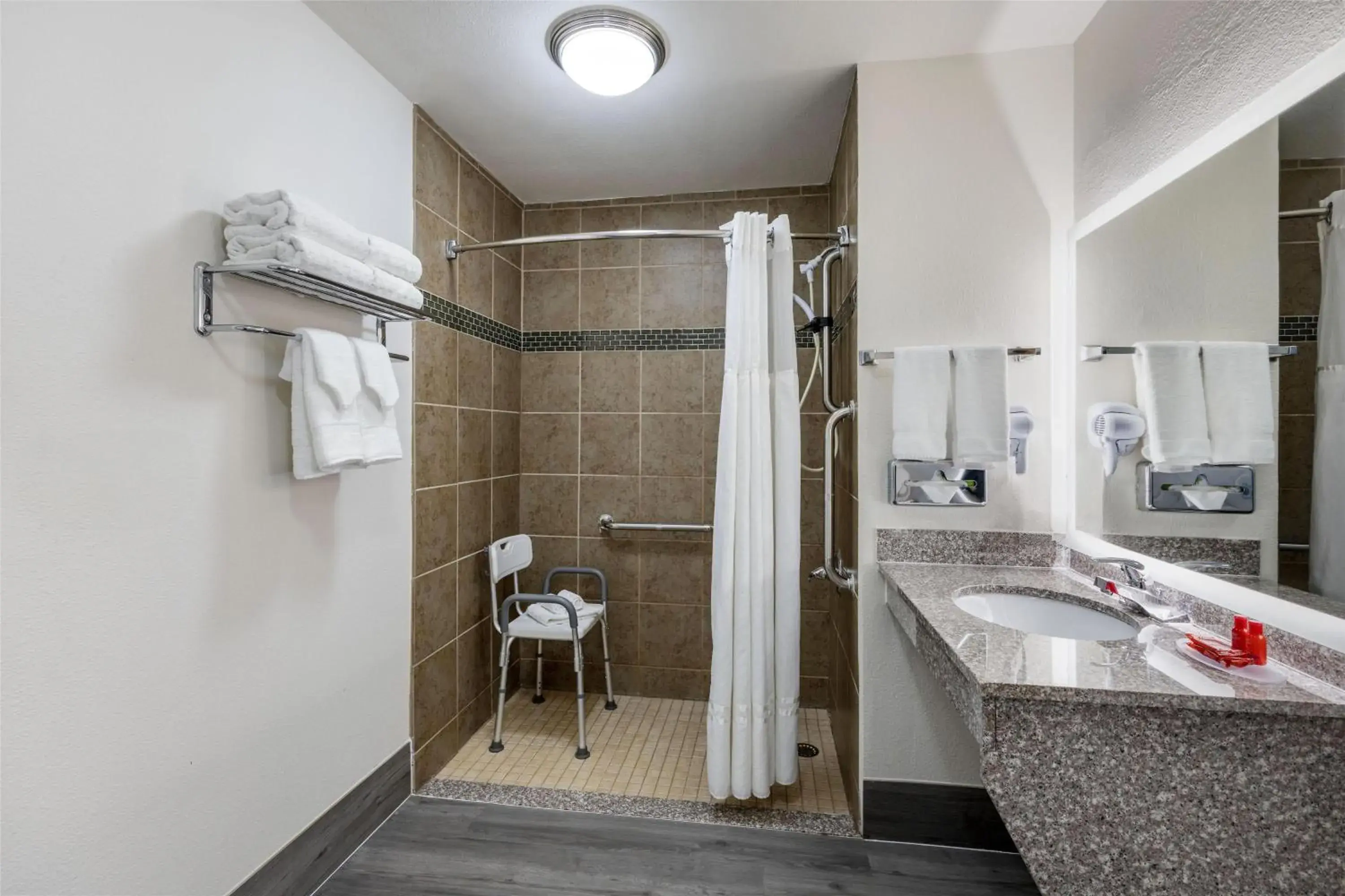 Queen Room with Roll-in Shower - Non-Smoking/Disability Access in SureStay Plus Hotel by Best Western Asheboro Queen Room with Roll-in Shower - Non-Smoking/Disability Access in SureStay Plus Hotel by Best Western Asheboro