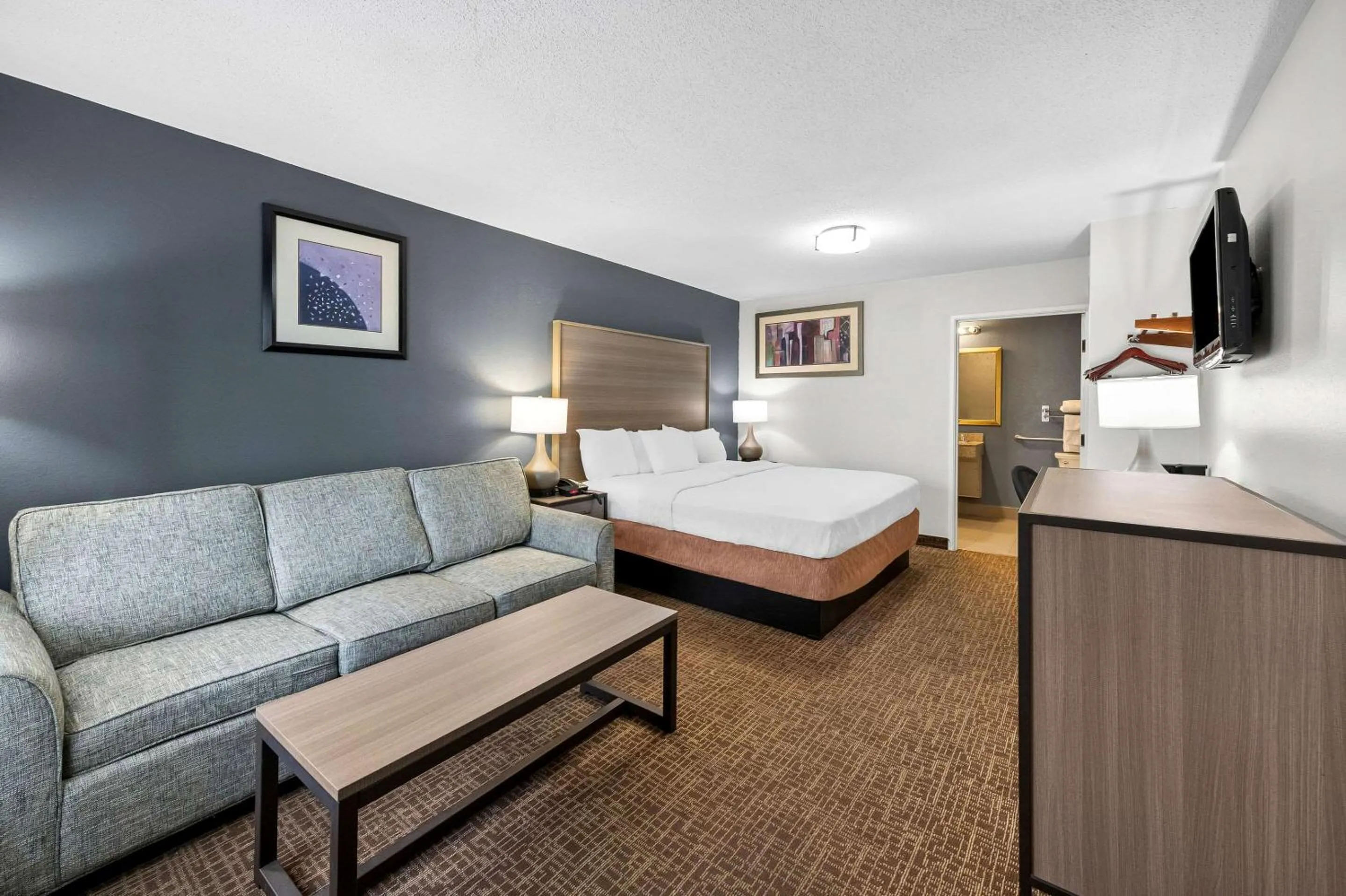 Bedroom, Bed in SureStay Plus Hotel by Best Western Fayetteville