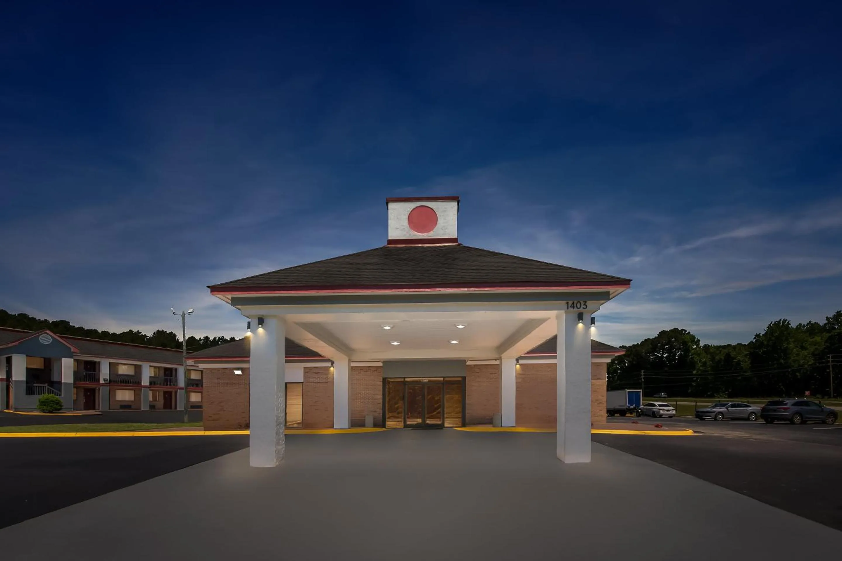 Property building in Red Roof Inn Sanford