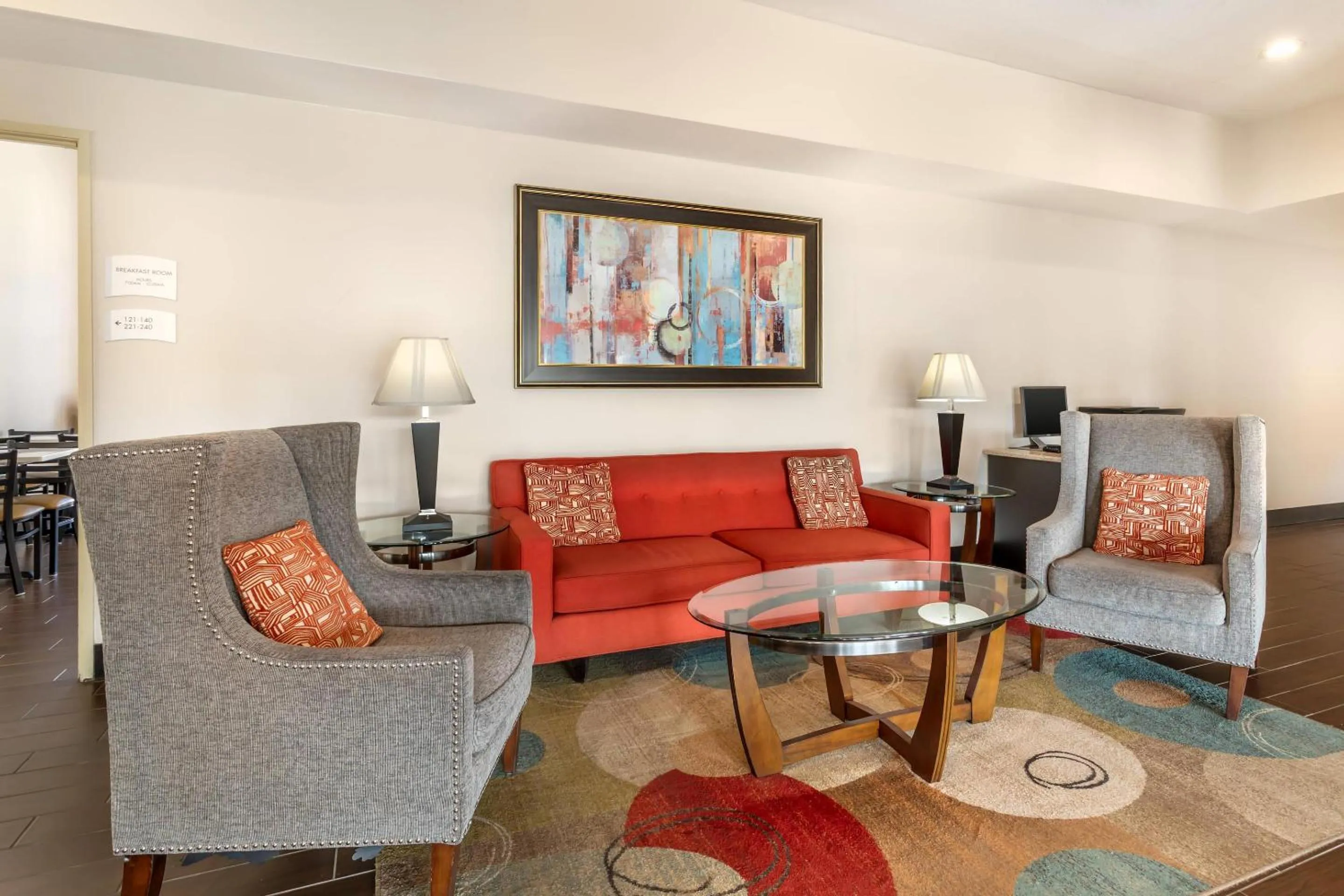 Lobby or reception in Quality Inn West of Asheville