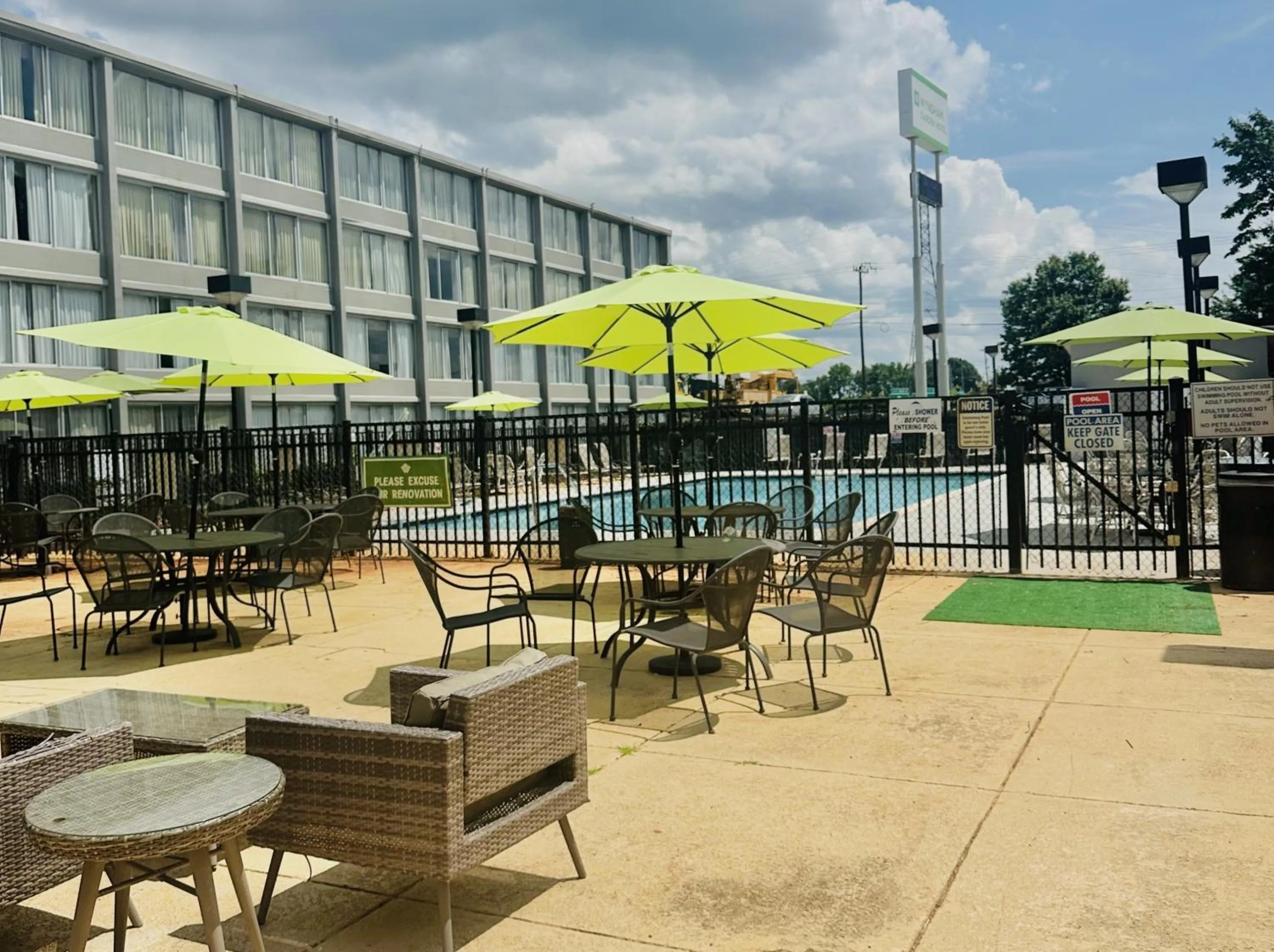 sunbed in Wyndham Garden Greensboro