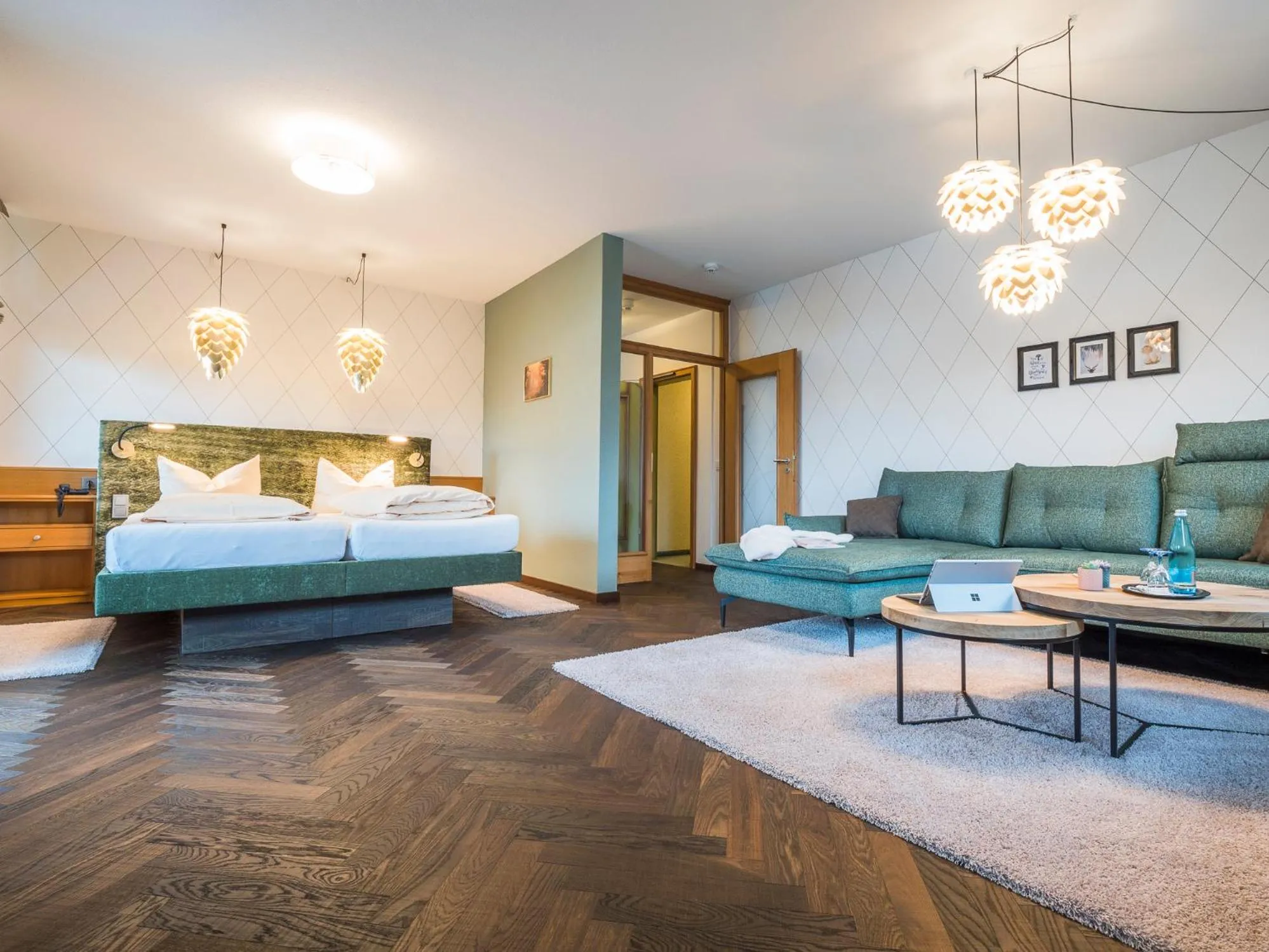 Bed in Hotel Schwarzwaldhof