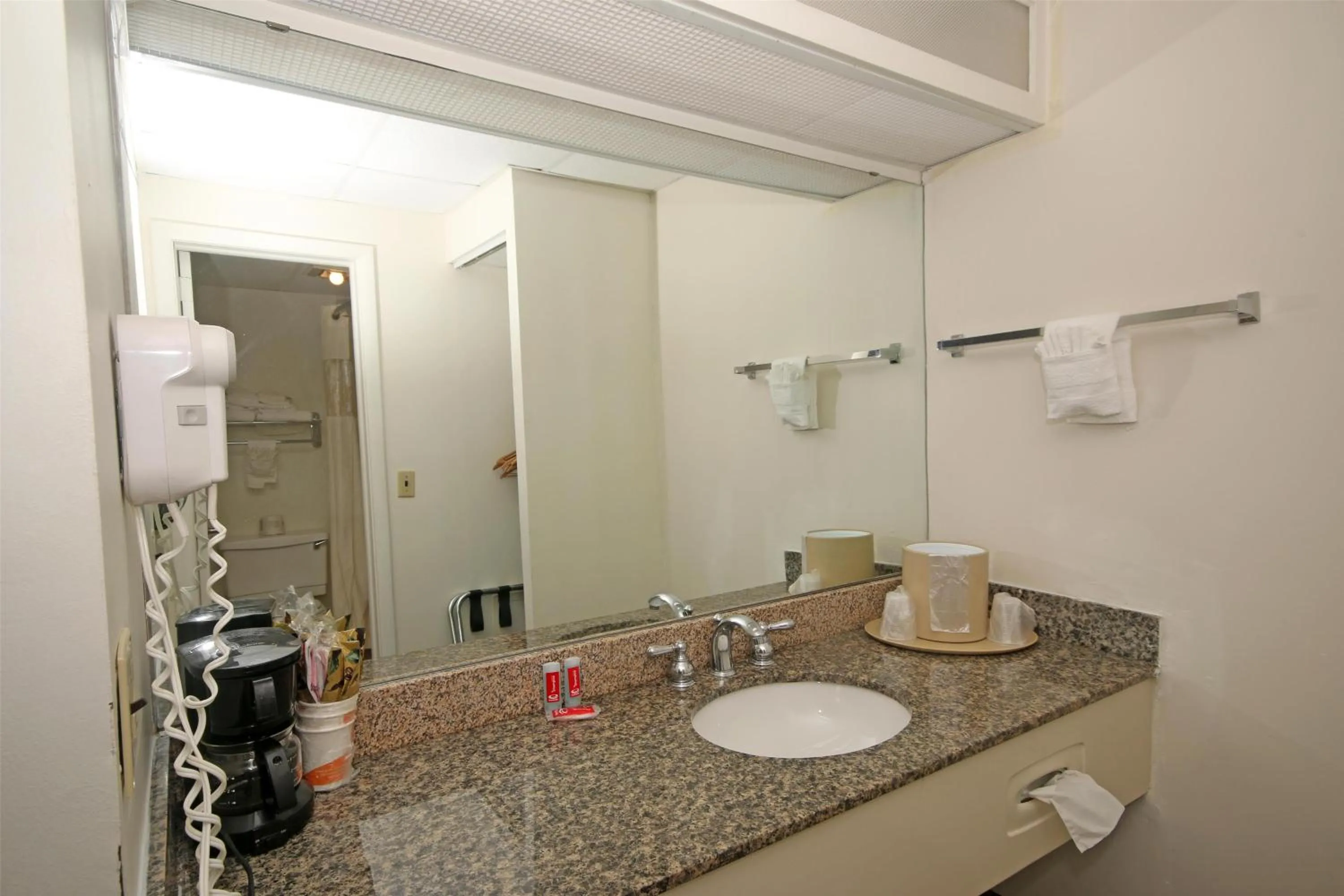 Bathroom in Americas Best Value Inn Pilot Mountain
