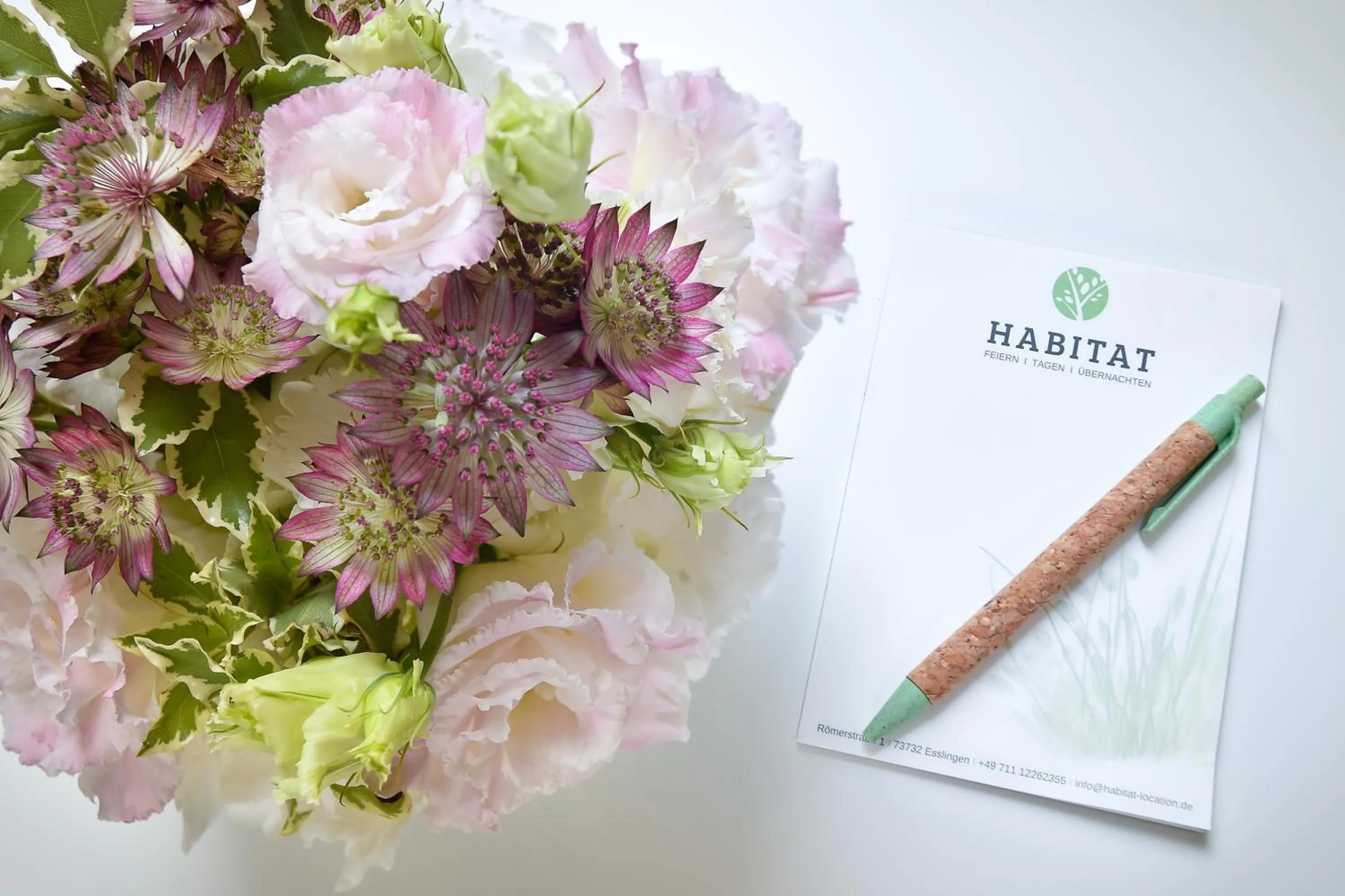 Text overlay in Habitat Esslingen