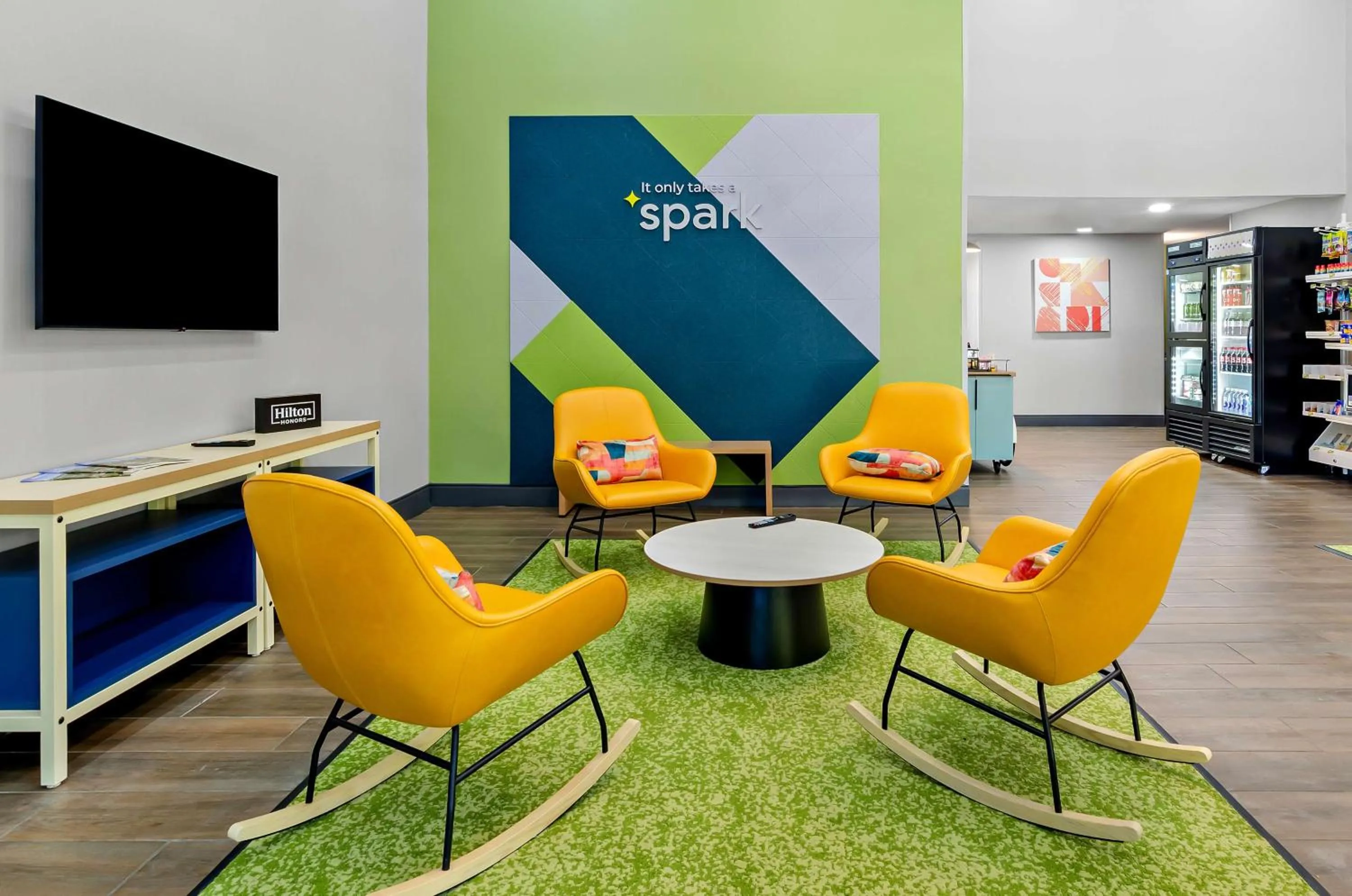Lobby or reception in Spark by Hilton Winston-Salem University