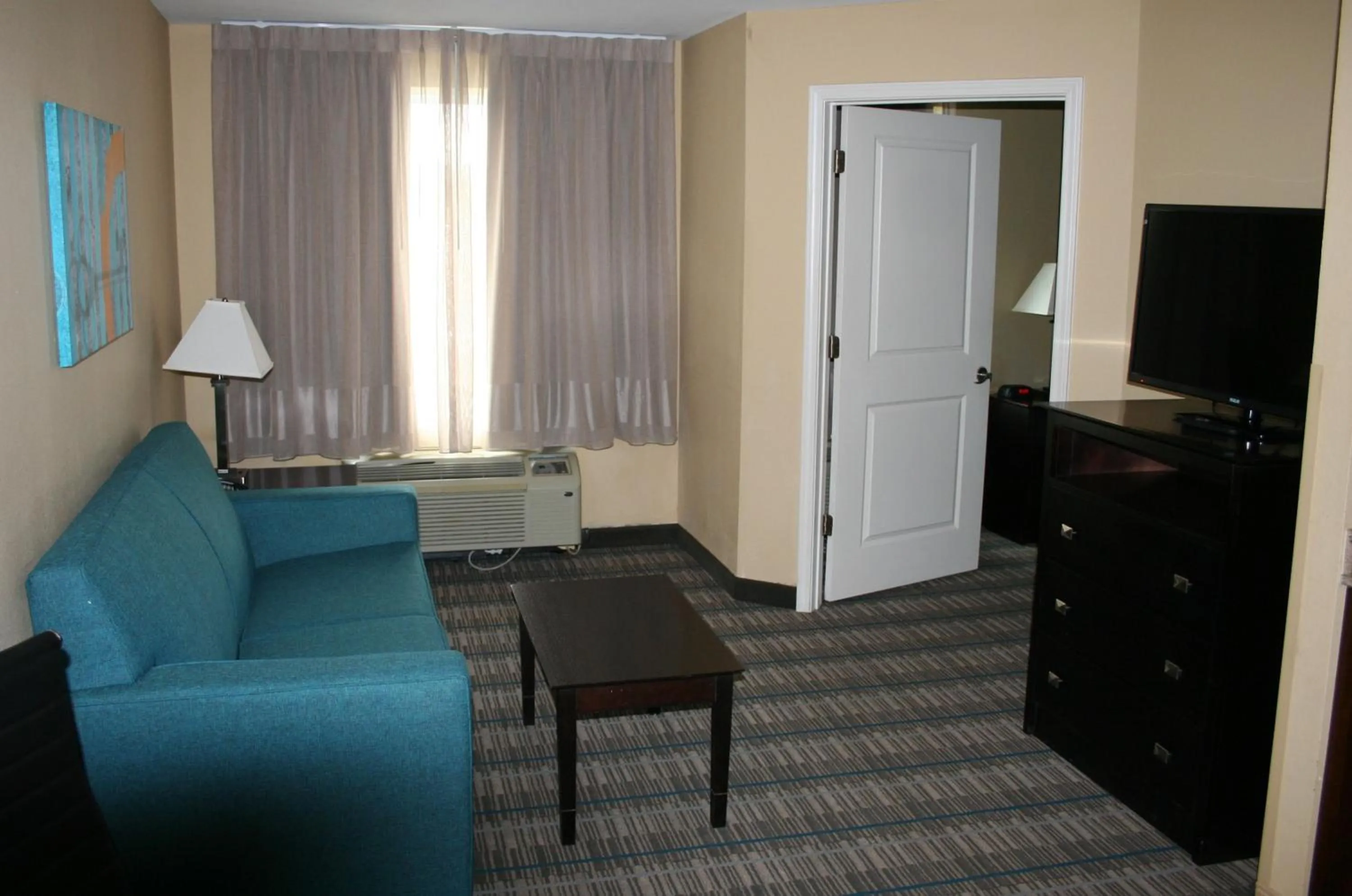 TV and multimedia in MainStay Suites Jacksonville near Camp Lejeune