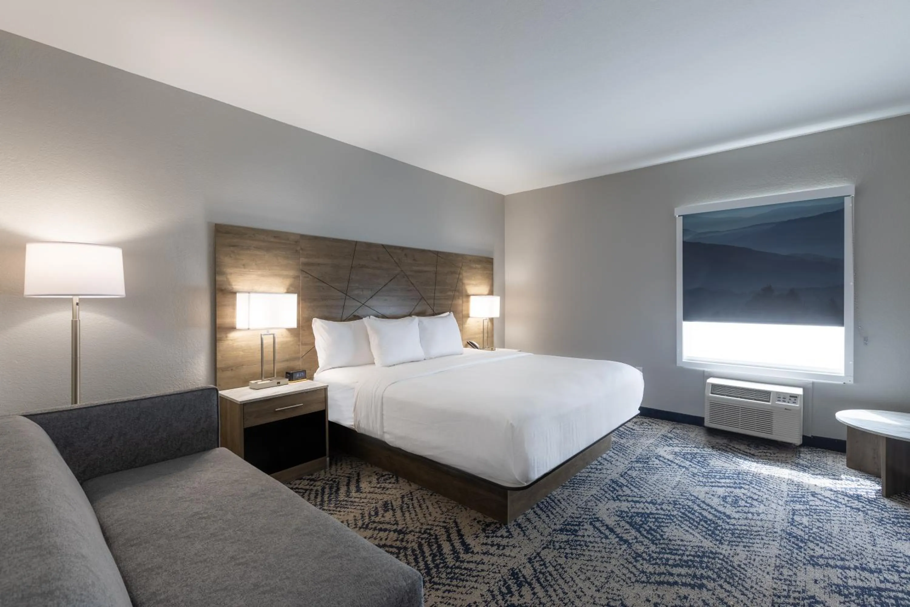 Bedroom, Bed in Rodeway Inn & Suites near Outlet Mall - Asheville