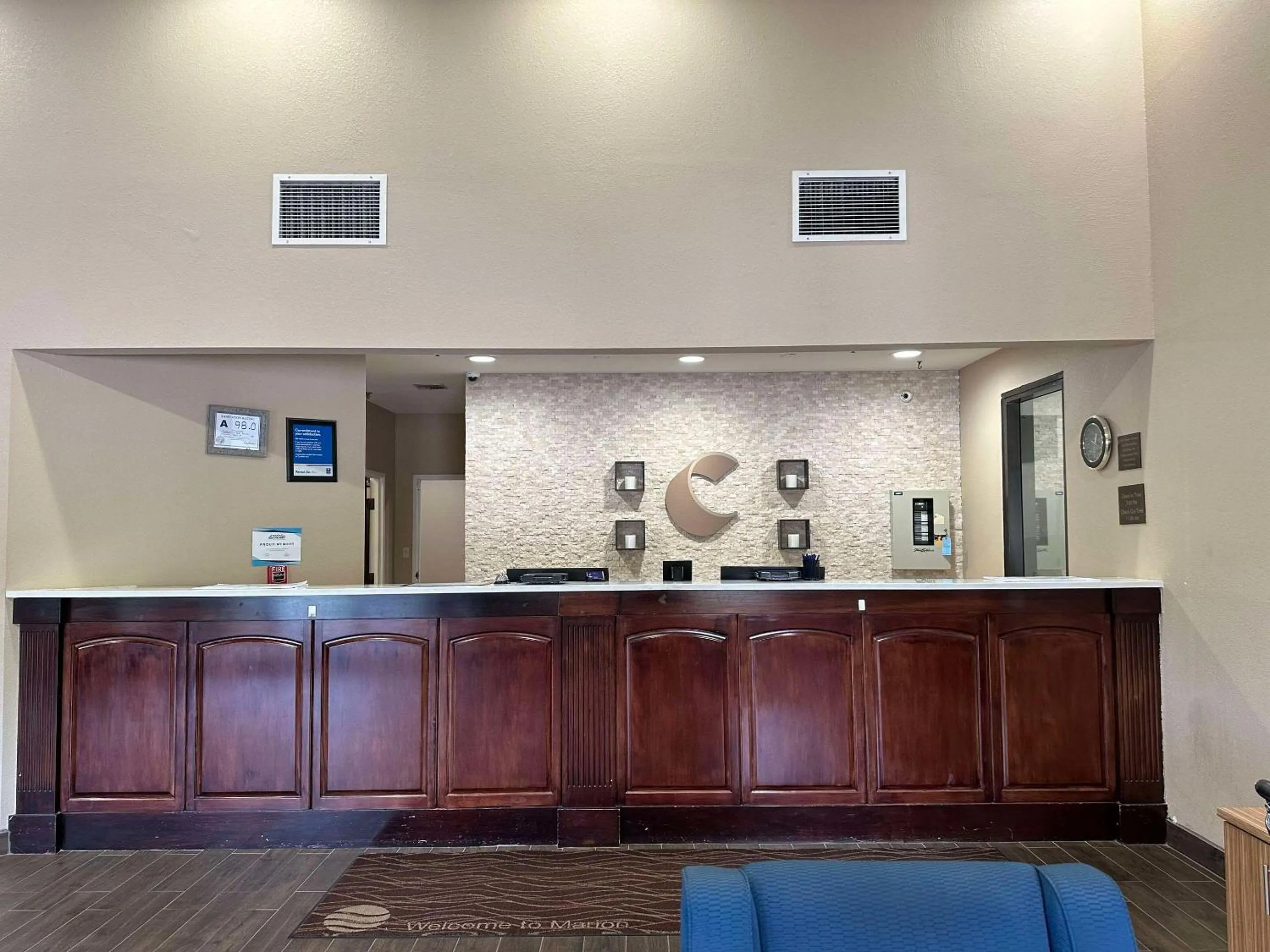 Lobby or reception in Comfort Inn near Downtown & Blue Ridge PKWY