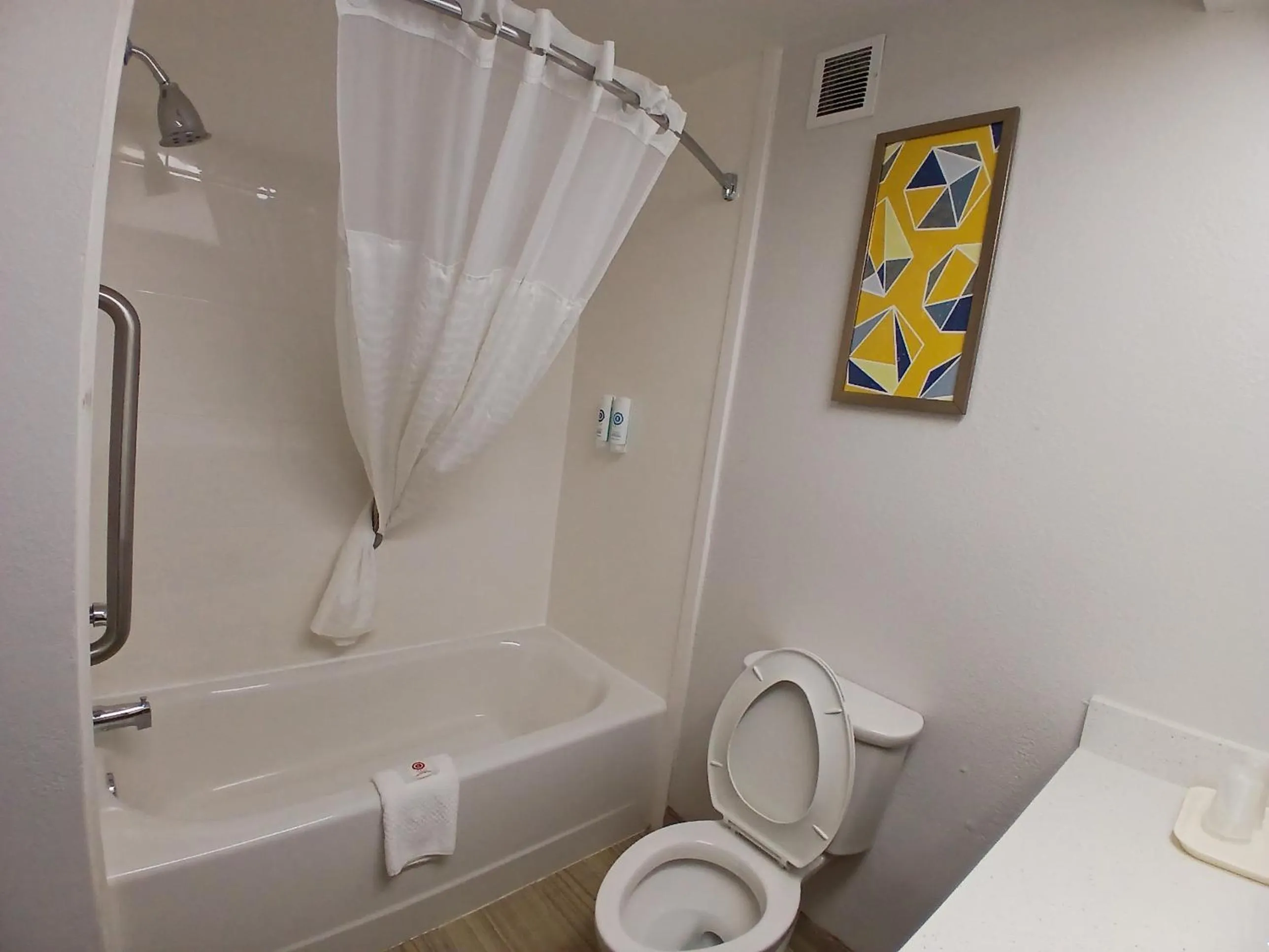 Toilet in Comfort Inn near Downtown & Blue Ridge PKWY