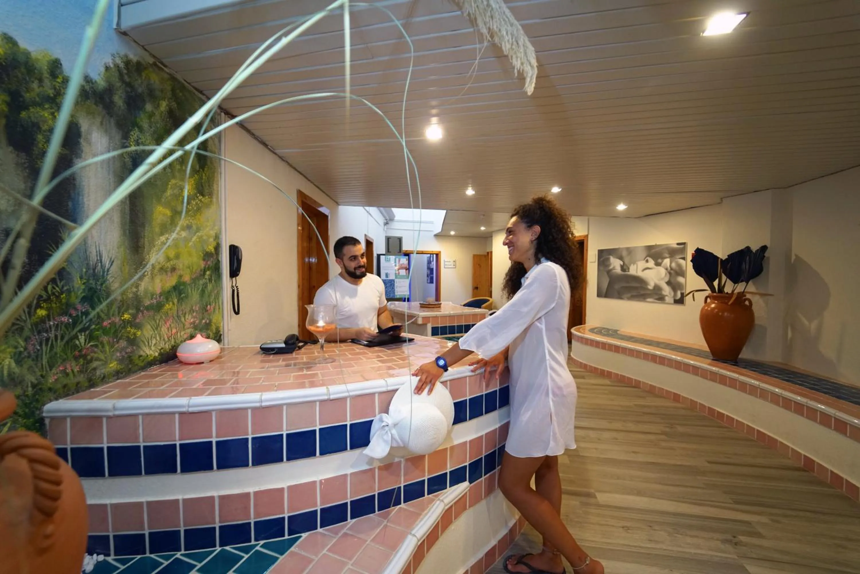 Lobby or reception in Baia di Conte Resort