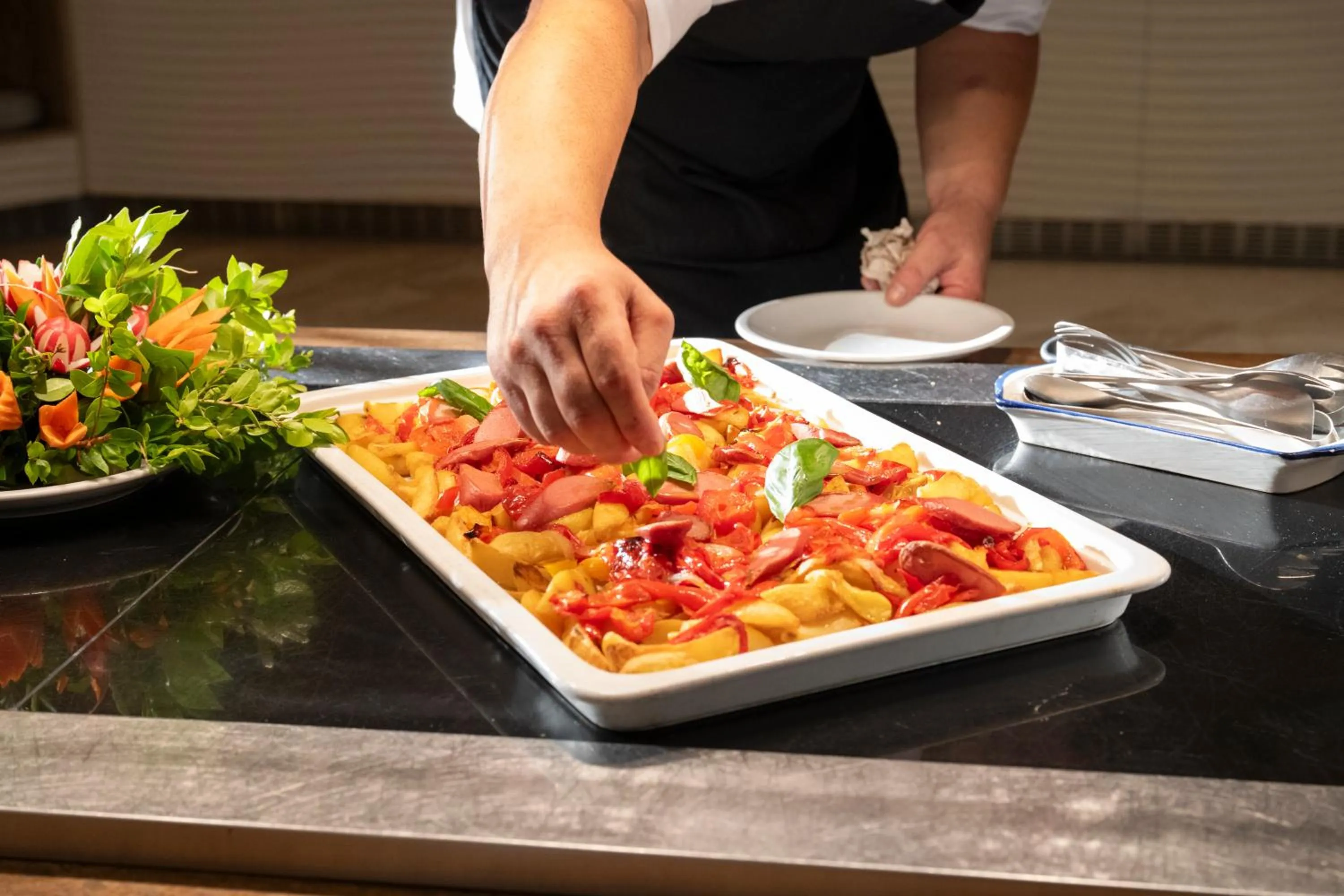 Food and drinks in Hotel Baia di Conte Club & Resort