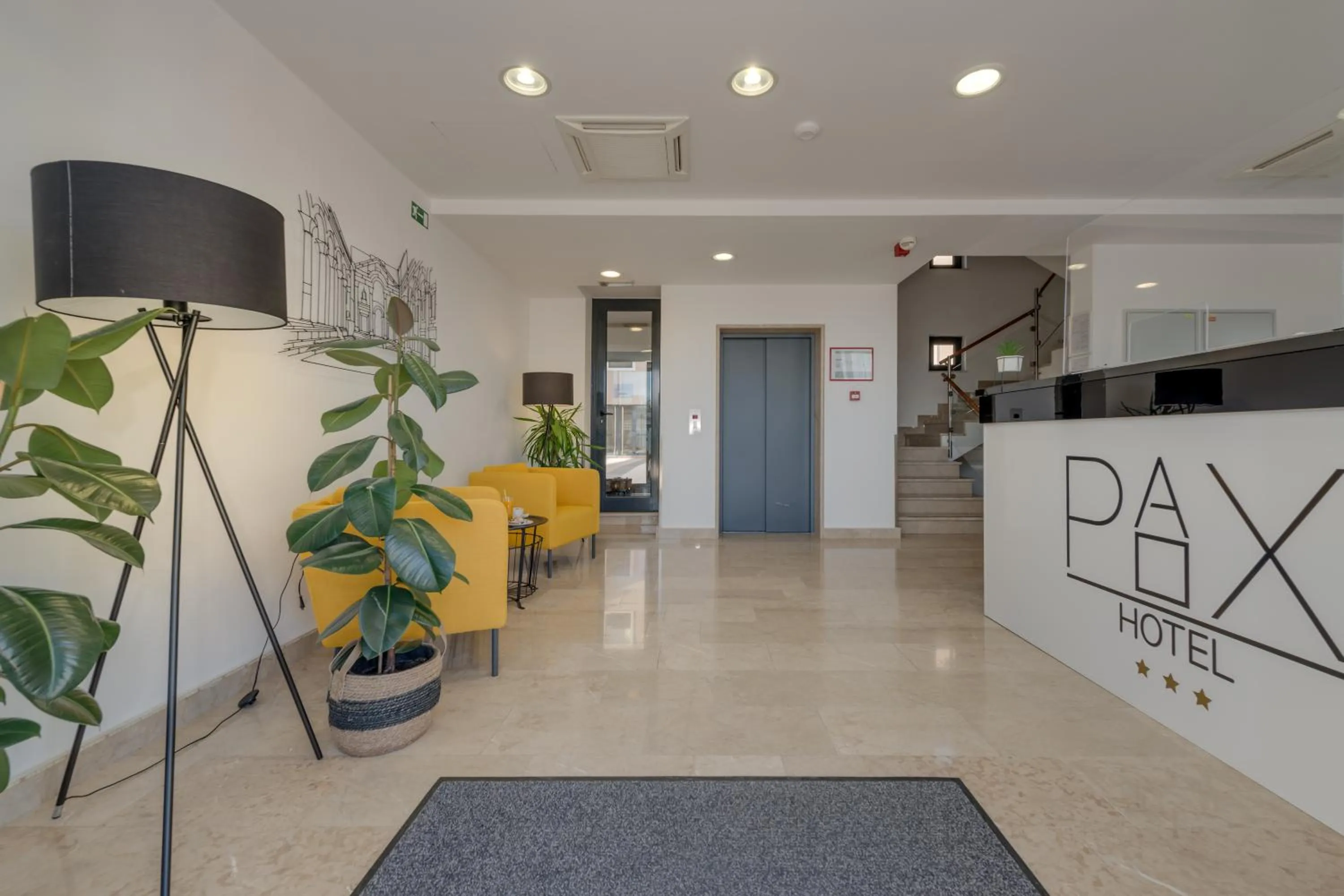 Lobby or reception in Hotel Pax