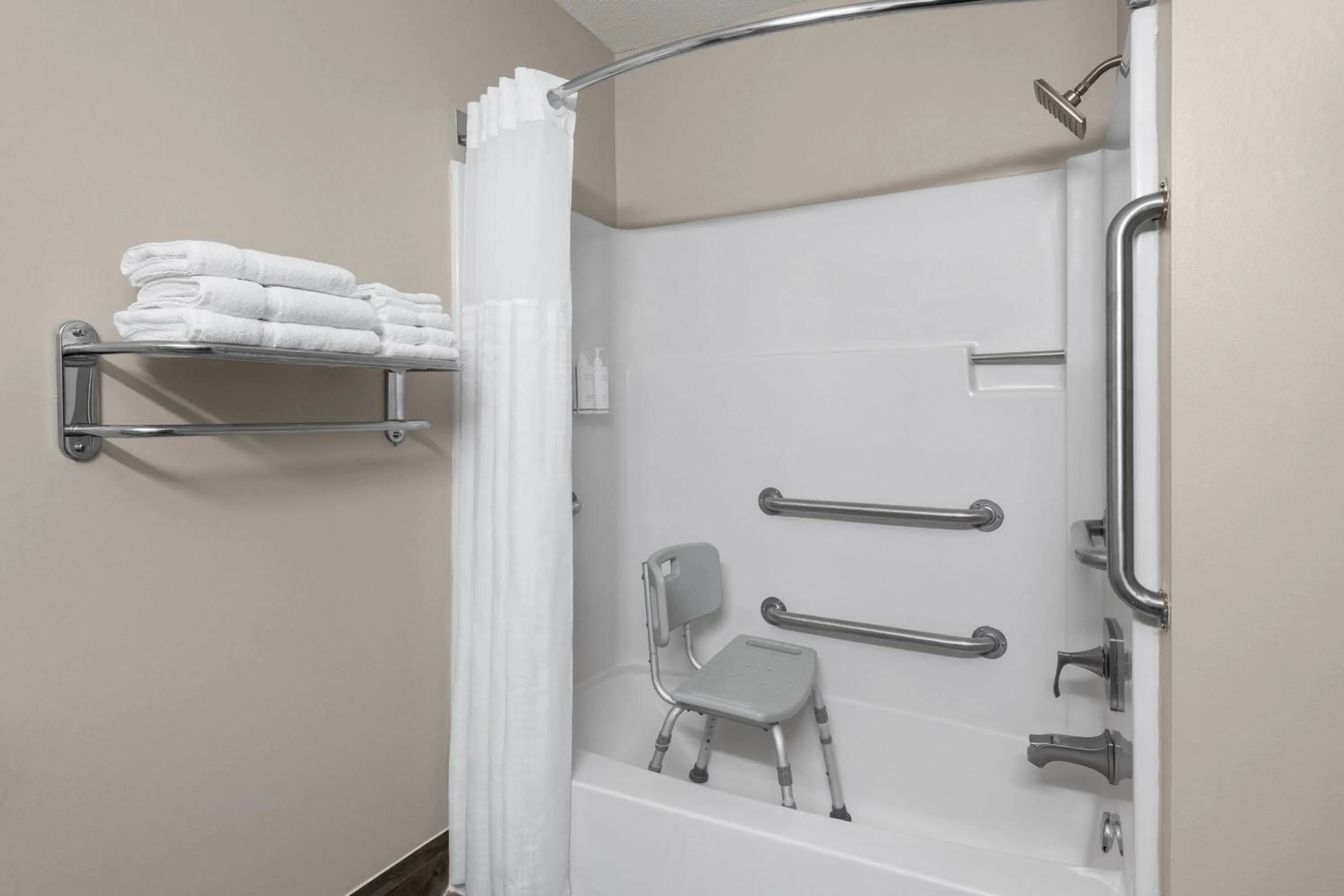 Bathroom in Travelodge by Wyndham Fargo
