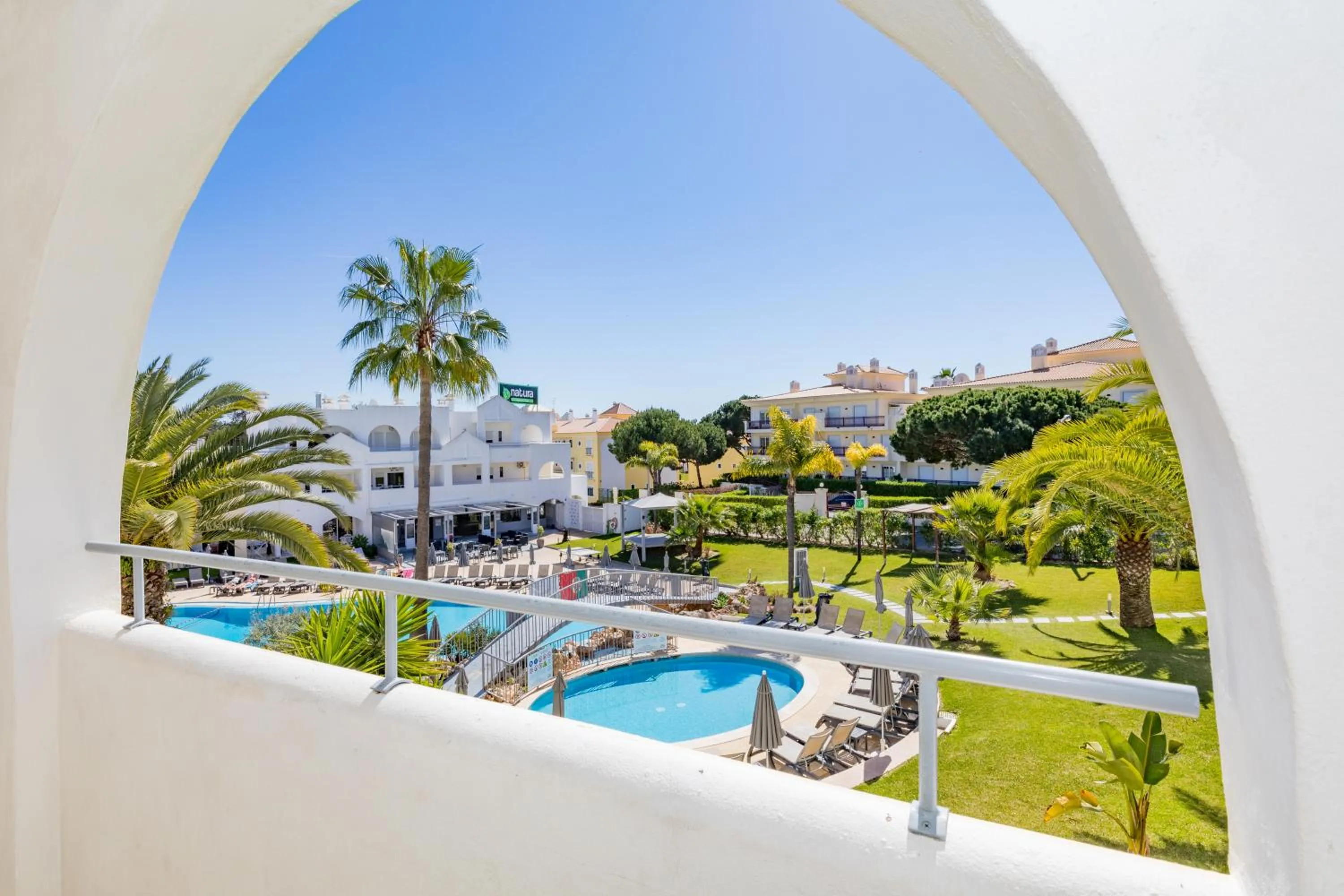 Pool view in Natura Algarve Club