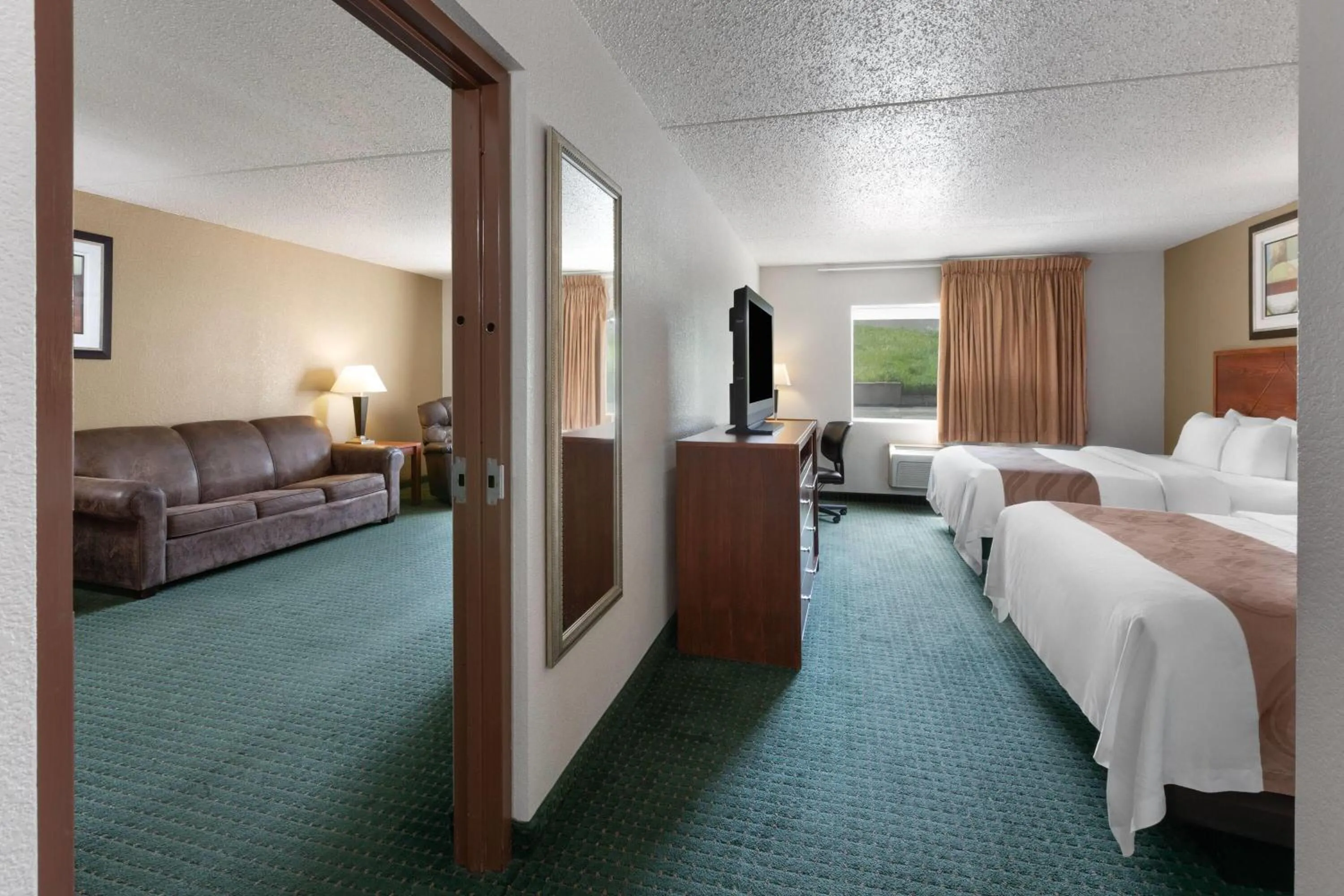 Photo of the whole room, Bed in Baymont by Wyndham Jamestown Conference Center & Water Park