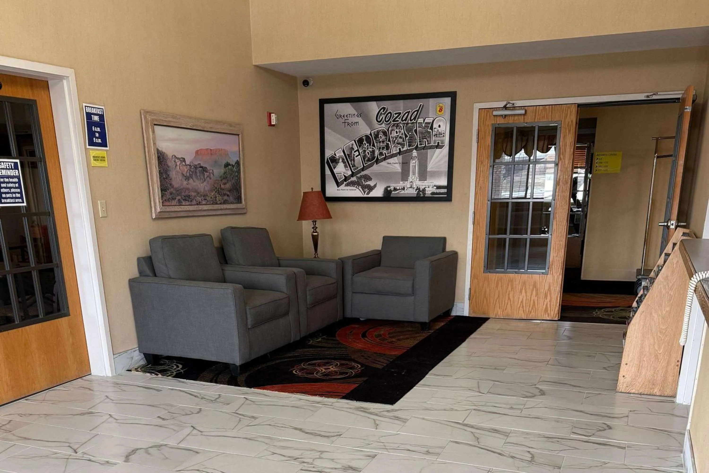 Lobby or reception in Super 8 by Wyndham Cozad
