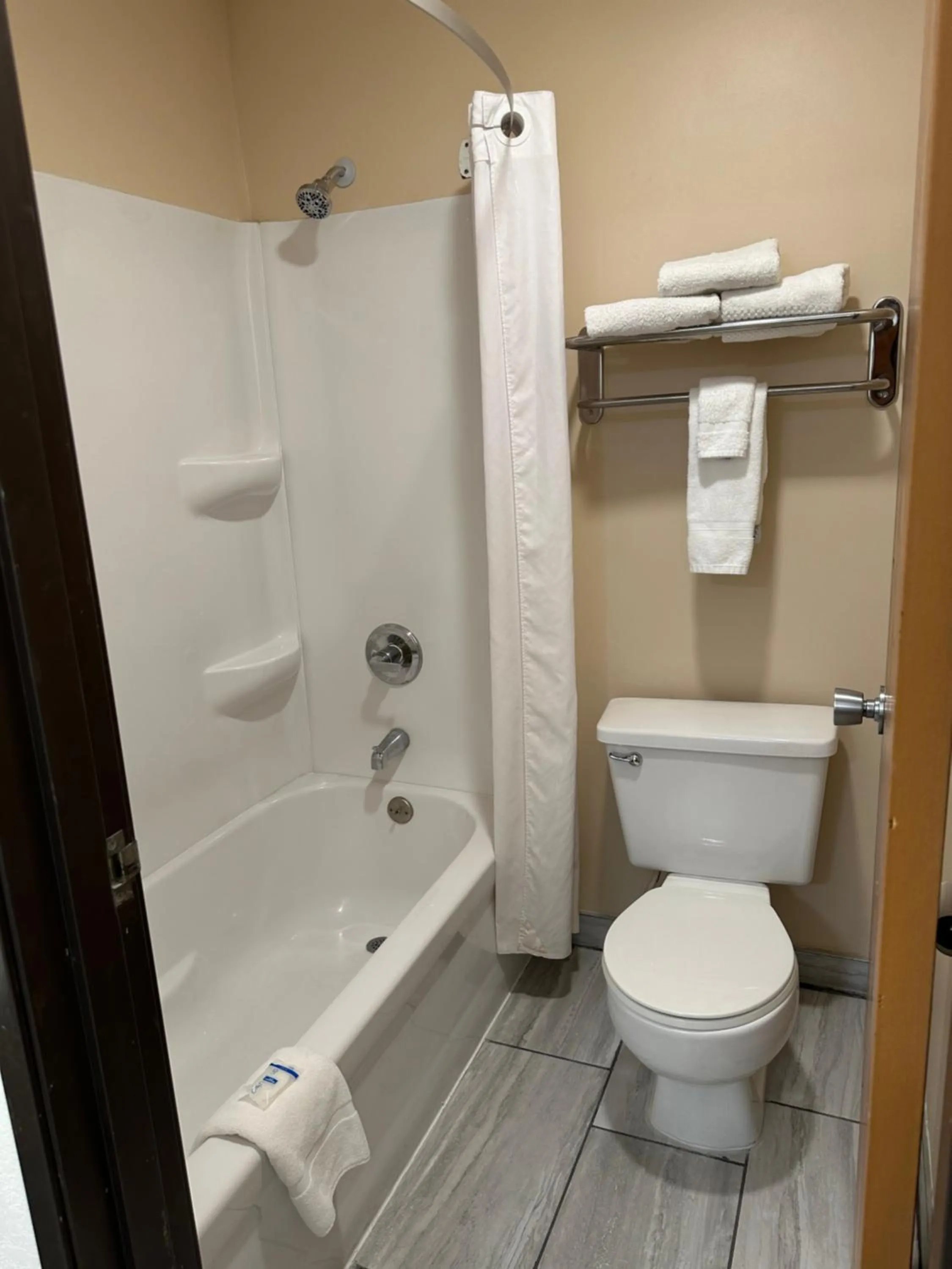 Shower in Super 8 by Wyndham Grand Island