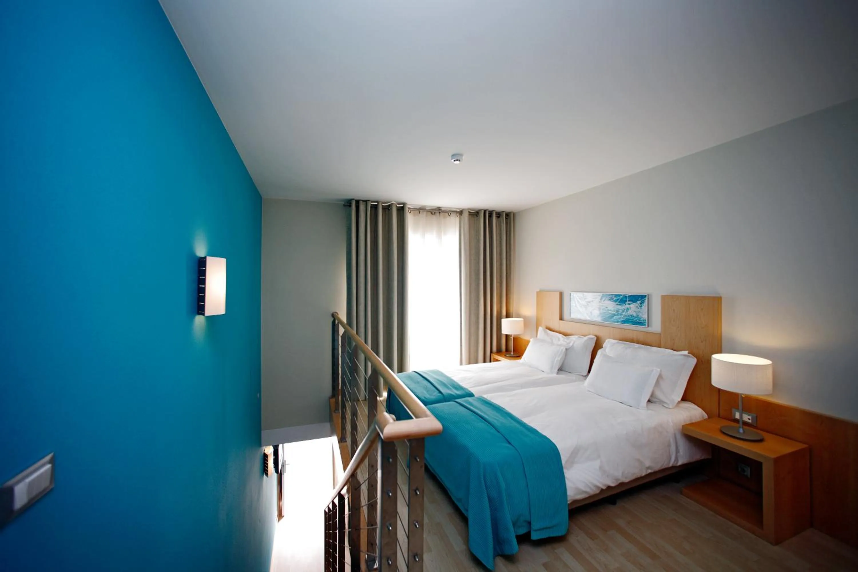 Day, Bed in Hotel Praia