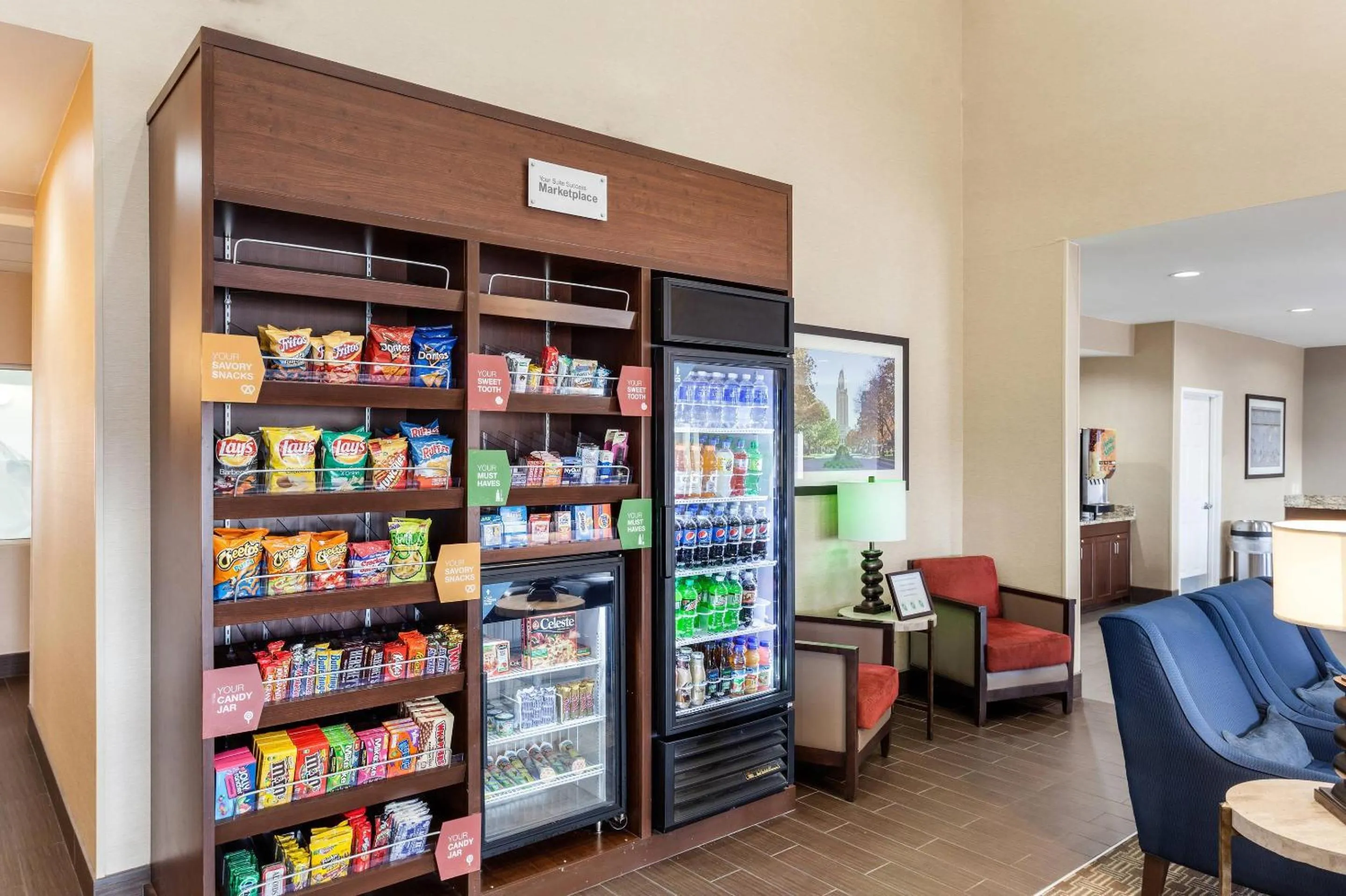 Lobby or reception in Comfort Suites Lincoln North