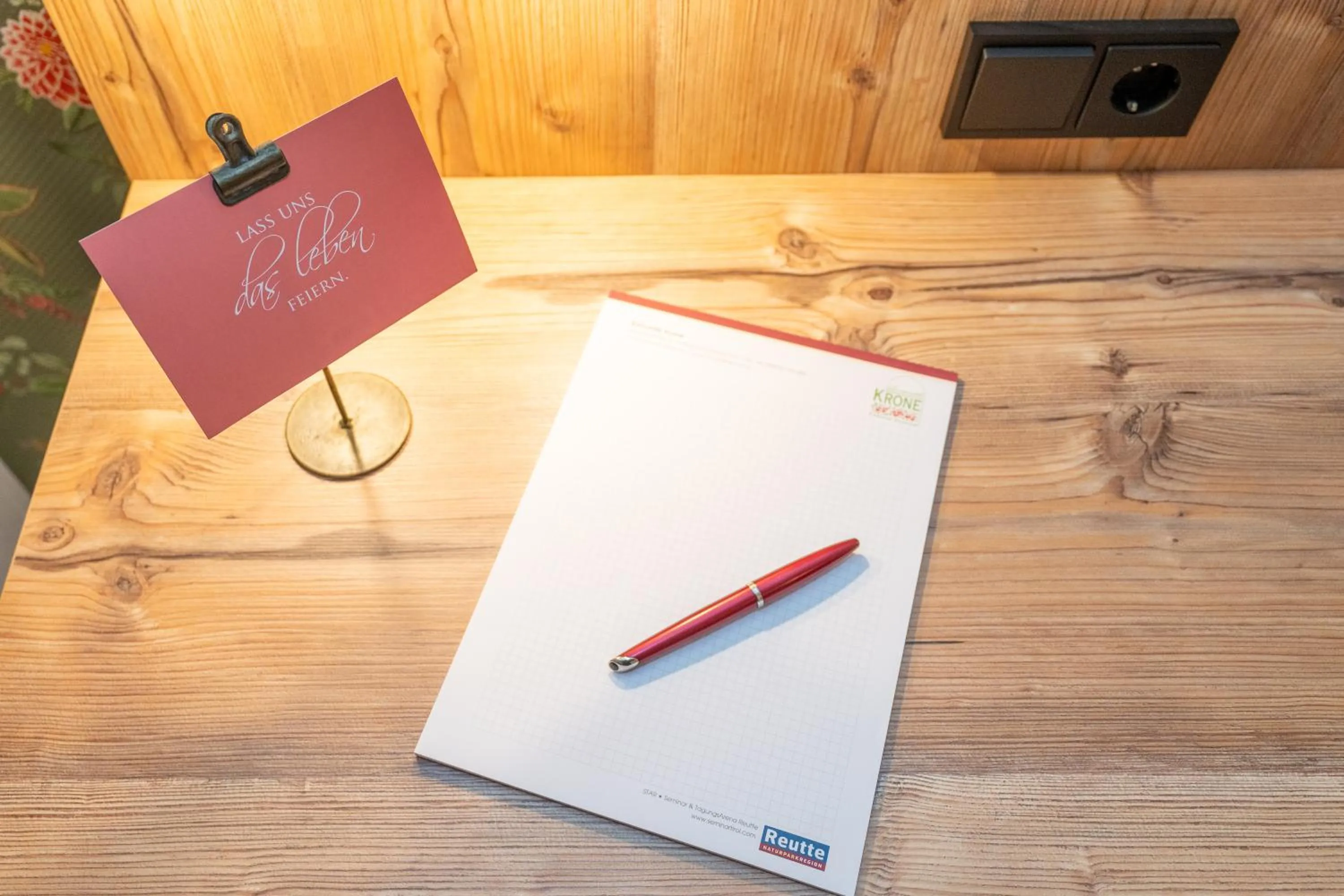 Decorative detail in Hotel Krone Tirol