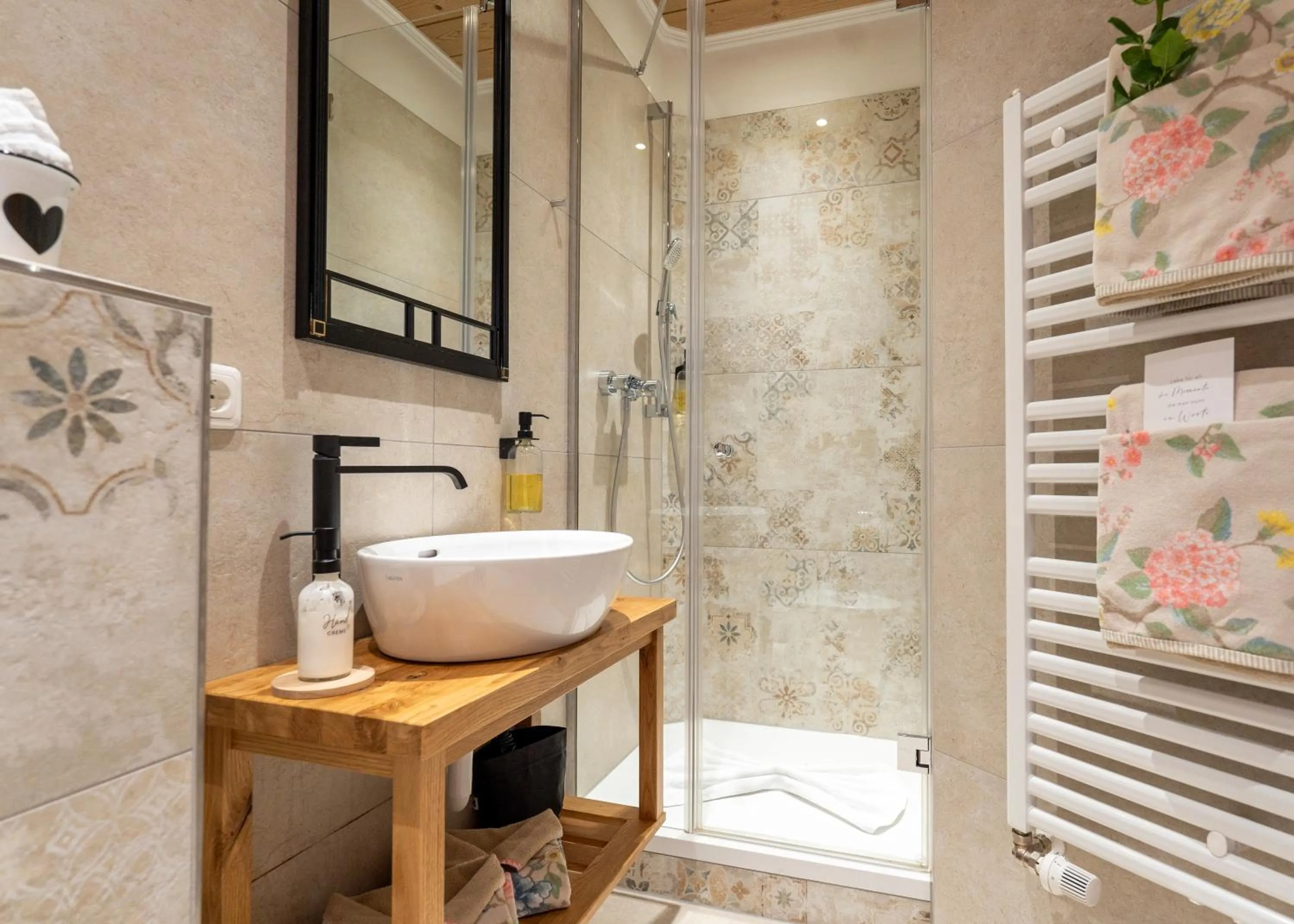 Shower in Hotel Krone Tirol