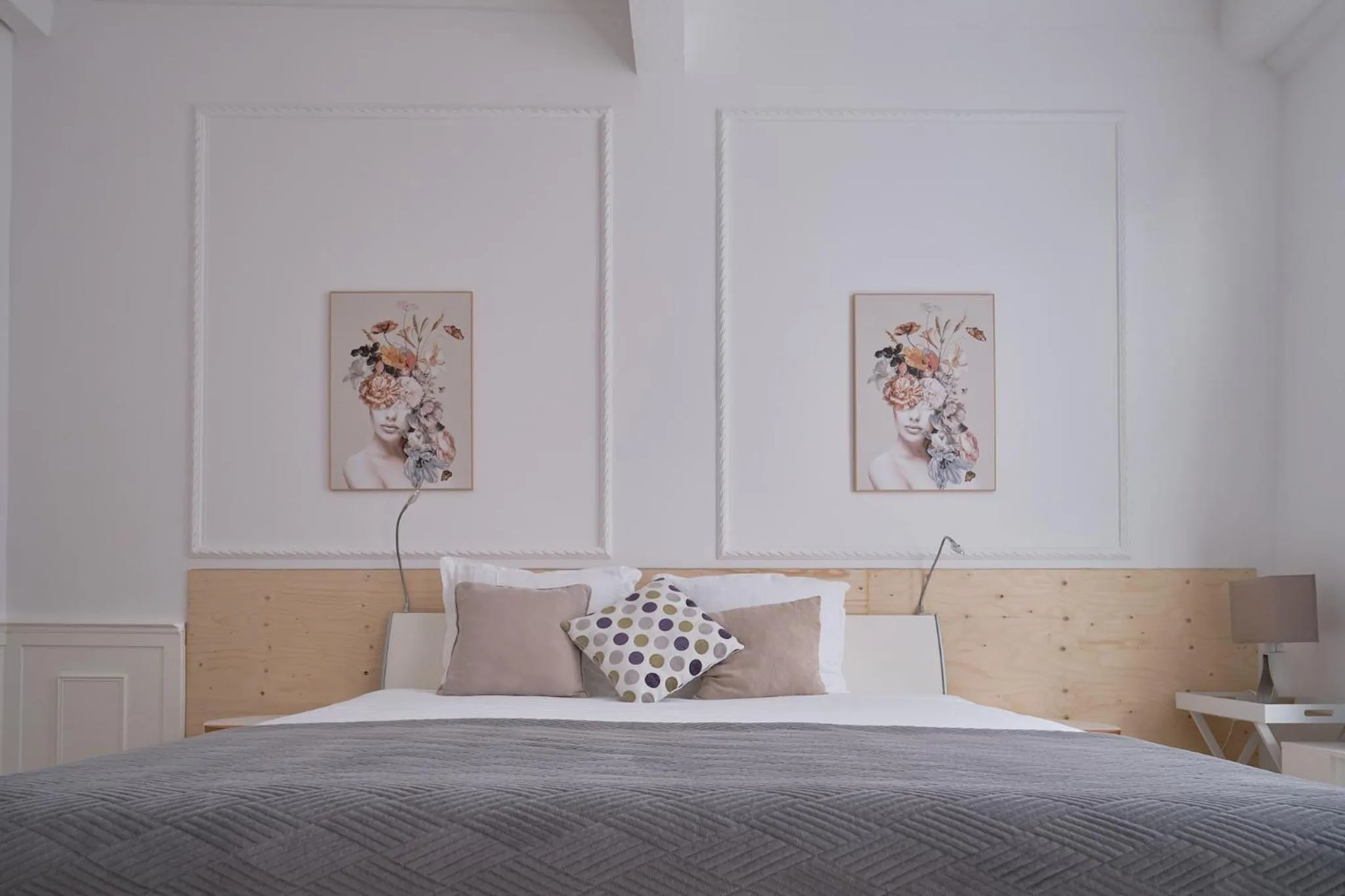 Bed in Het Gecroonde Swaert B&B