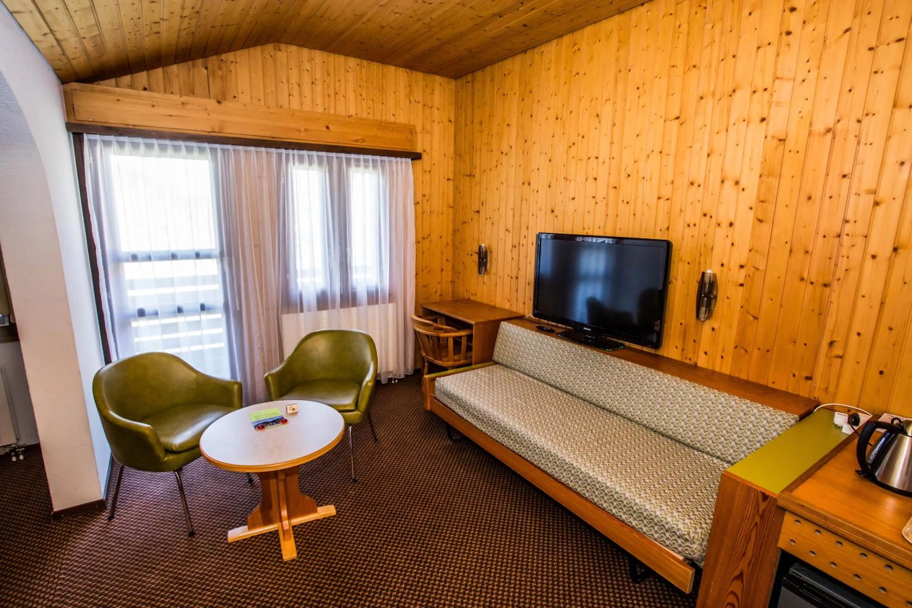 Seating area in Hotel Derby