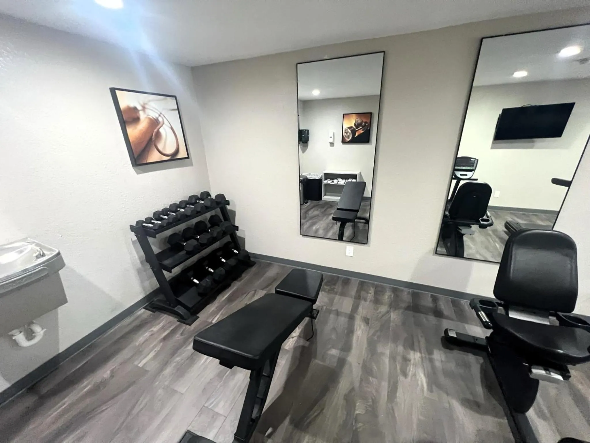 Fitness centre/facilities in Quality Inn & Suites Near White Sands National Park