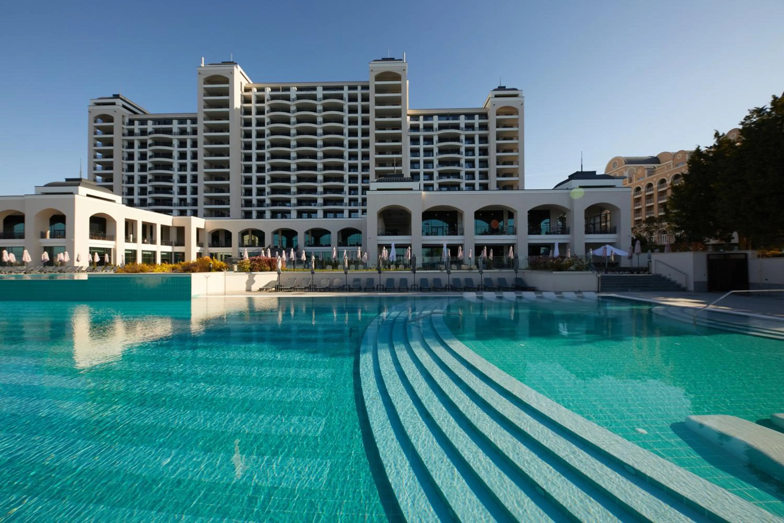 Swimming pool in Secrets Sunny Beach Resort and Spa - Premium All Inclusive - Adults Only