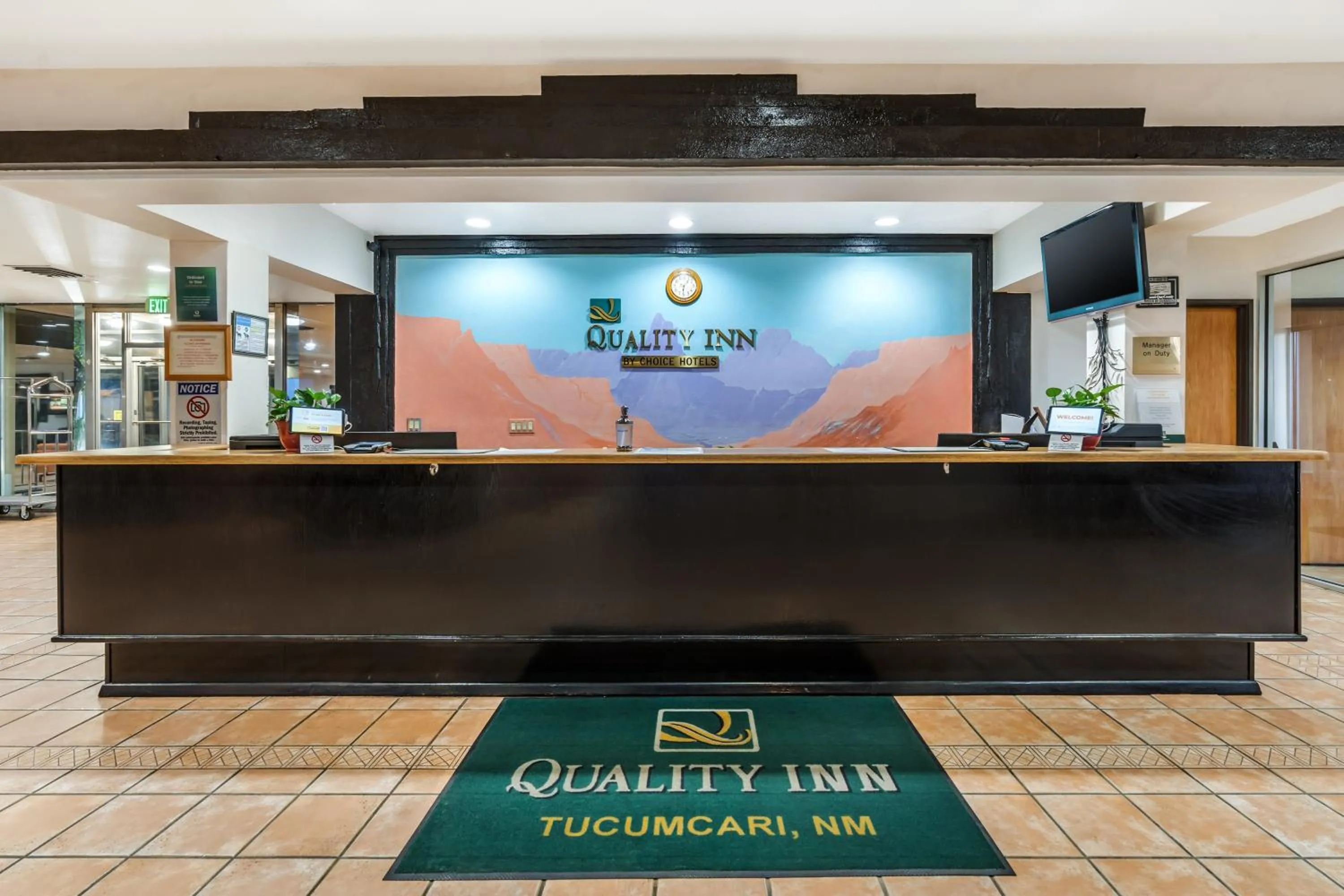 Lobby or reception in Quality Inn Tucumcari