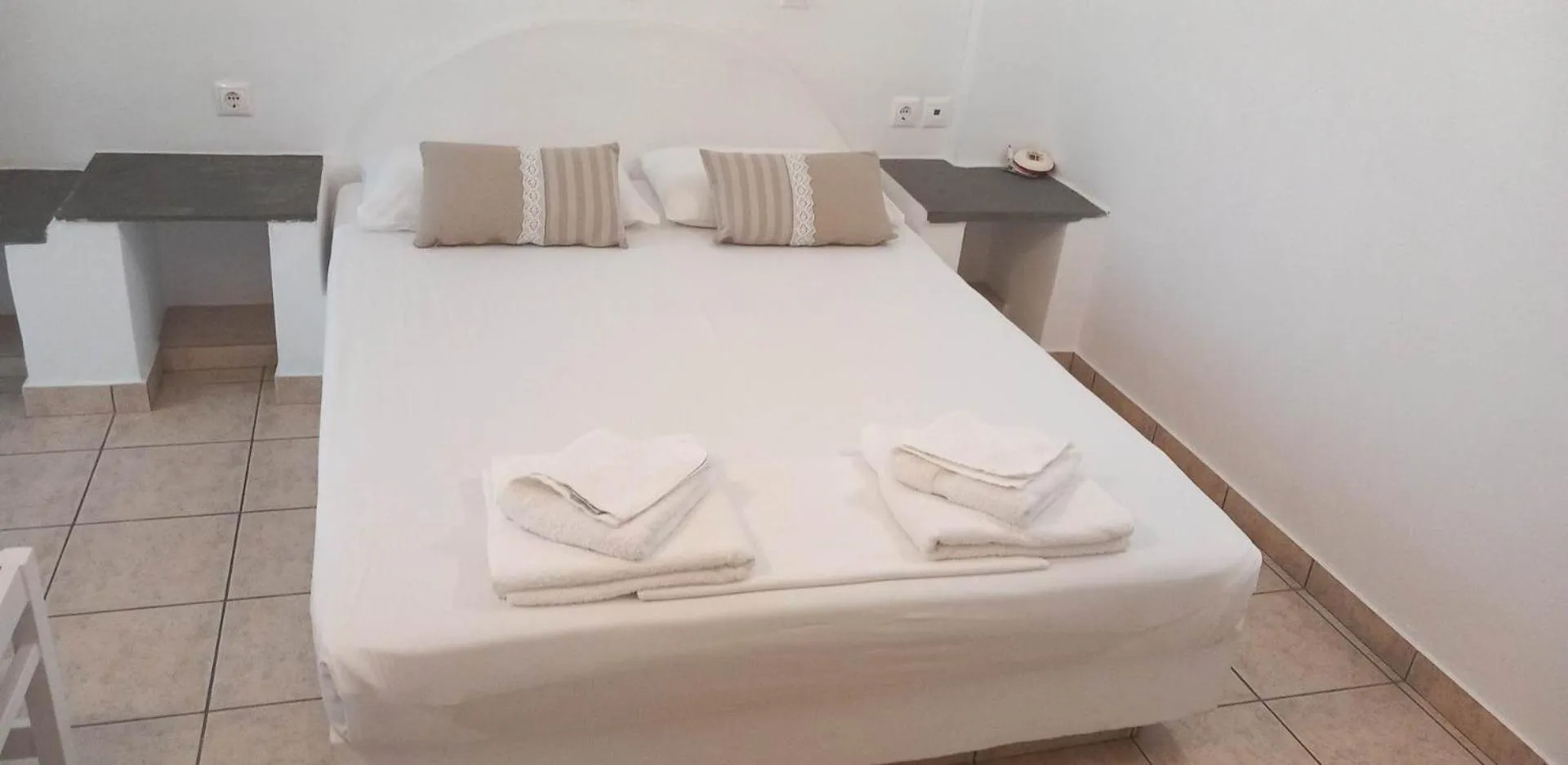 Bed in Studios Margarita