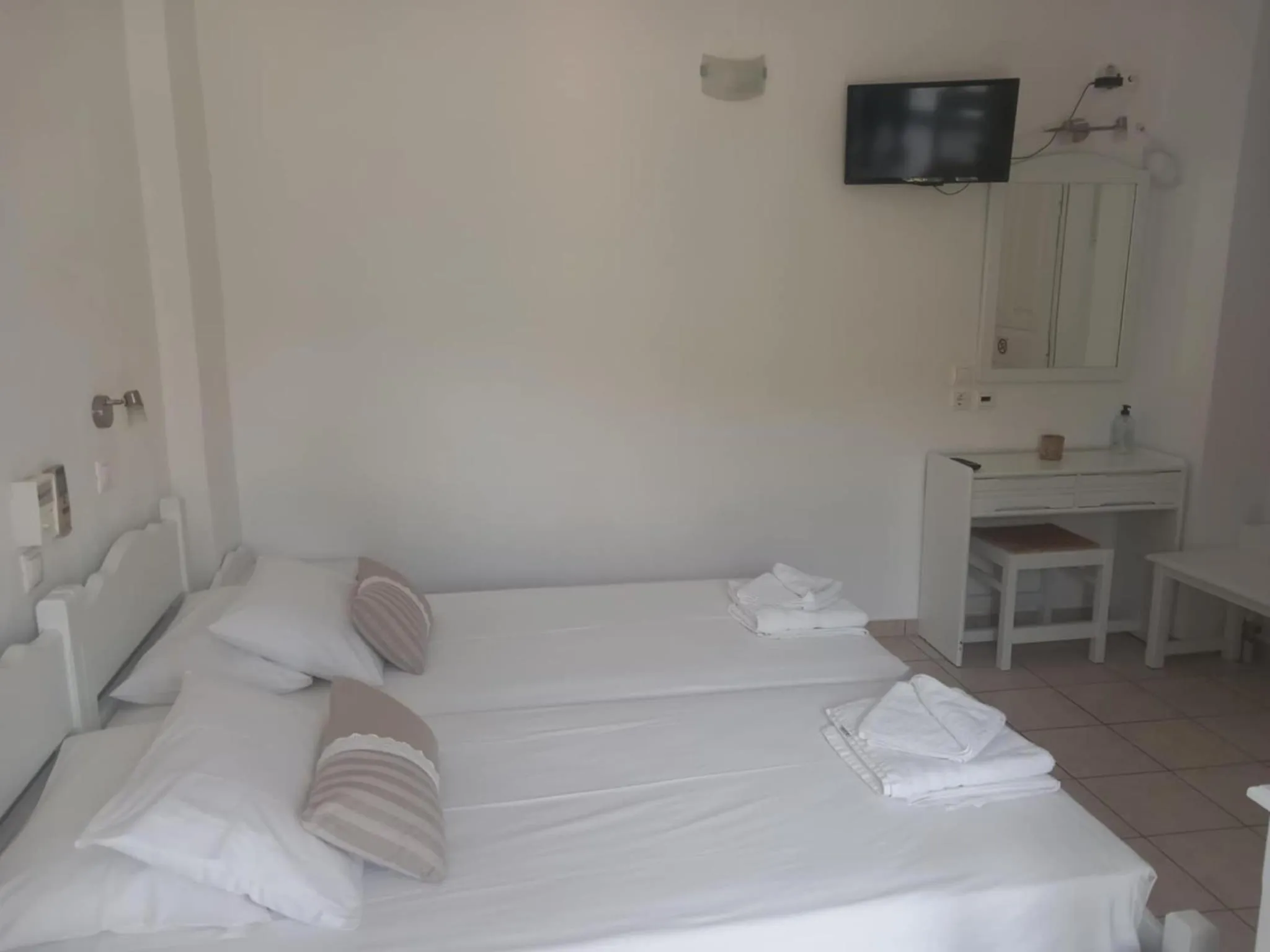 Bed in Studios Margarita