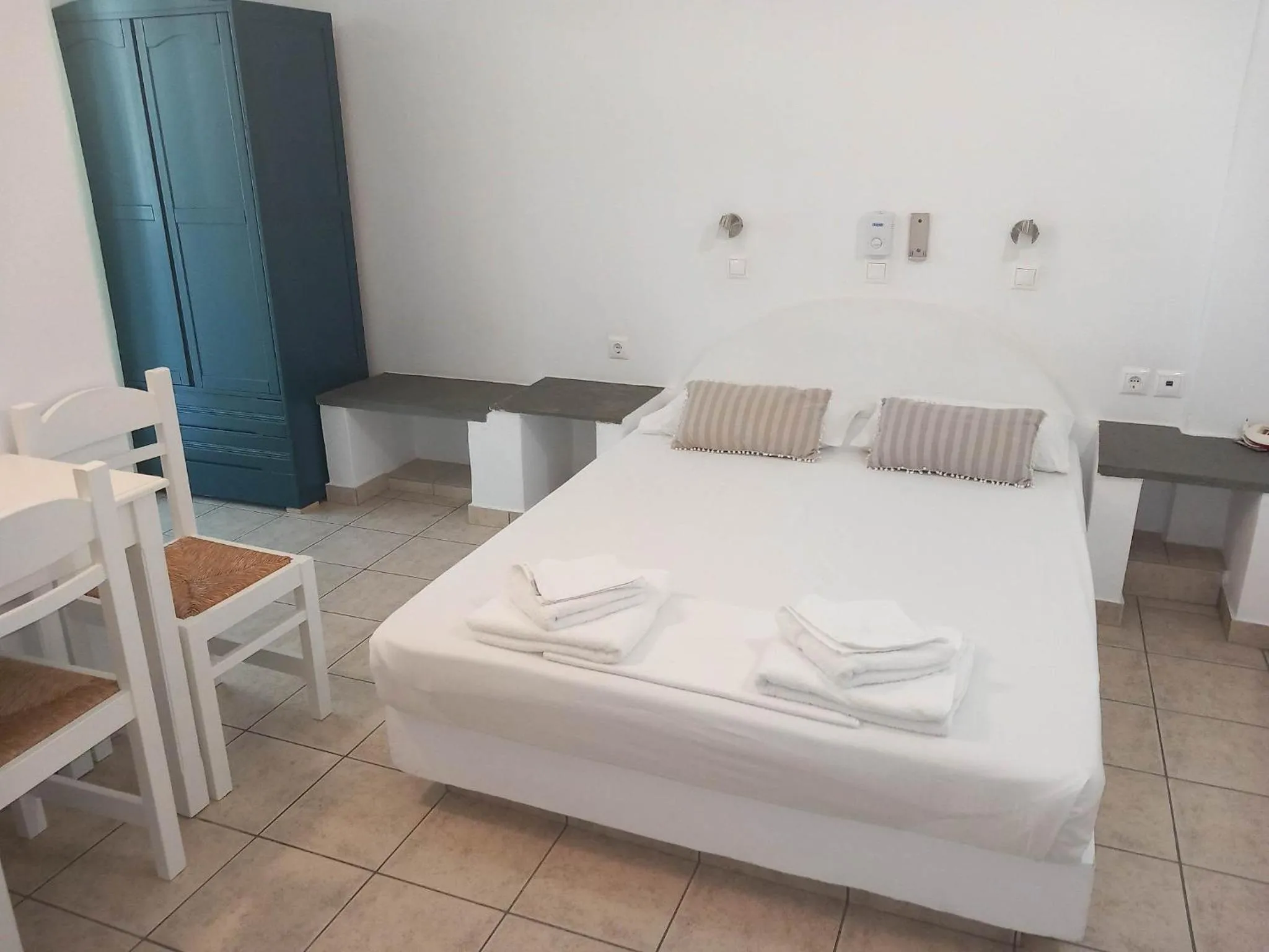 Bed in Studios Margarita