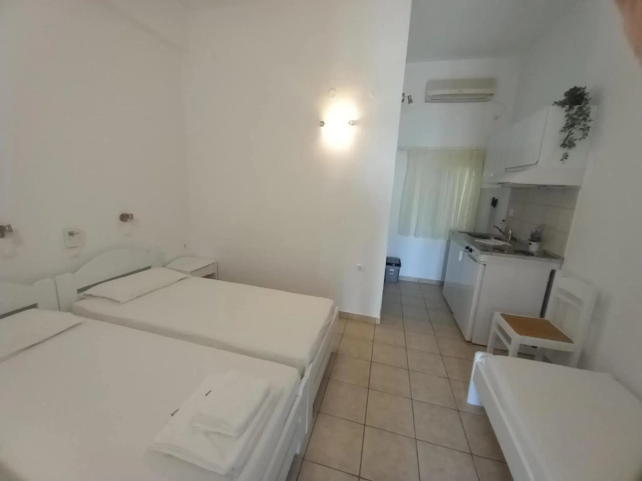 Bed in Studios Margarita