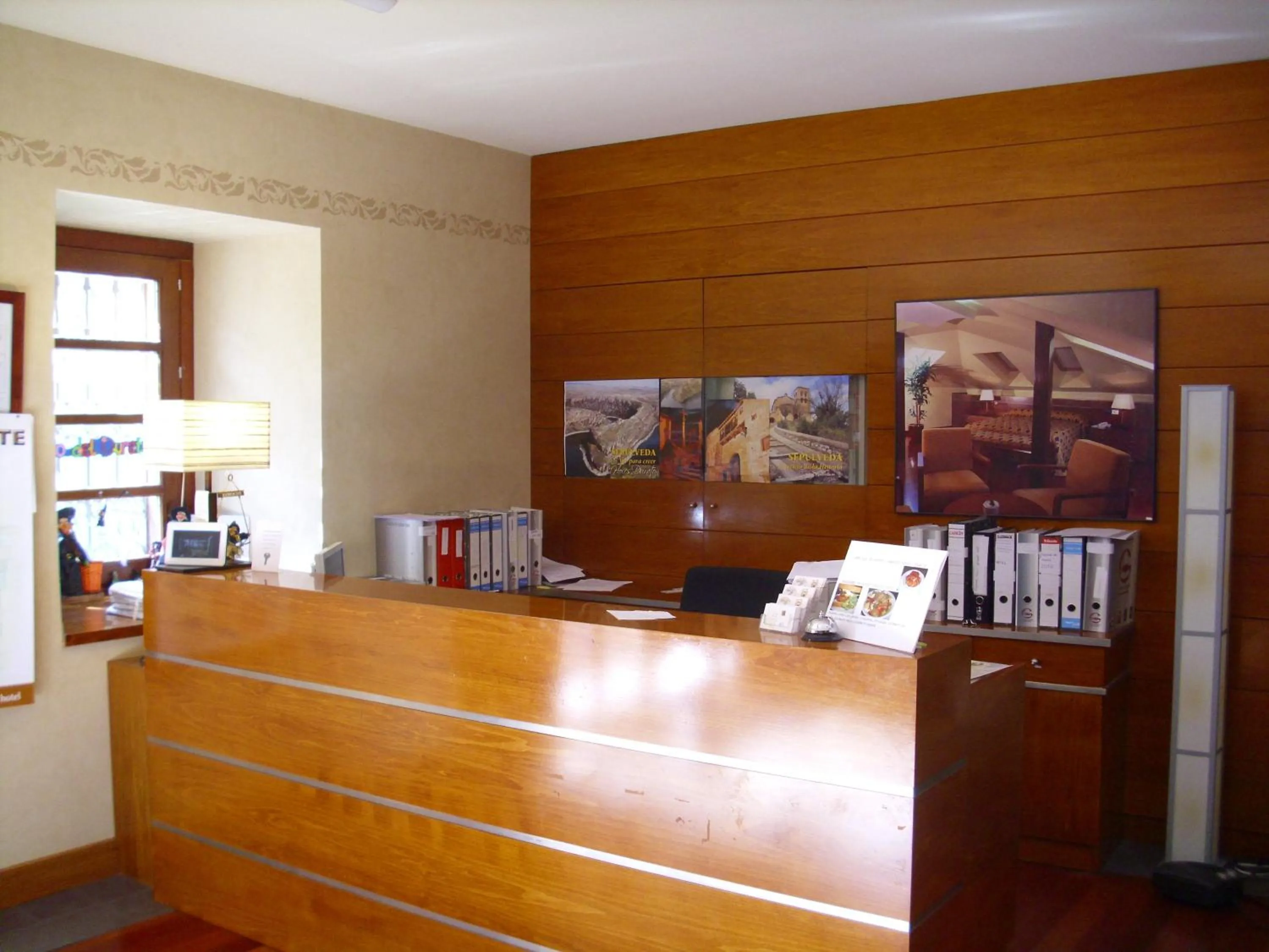 Lobby or reception in Hotel Rural Vado del Duratón