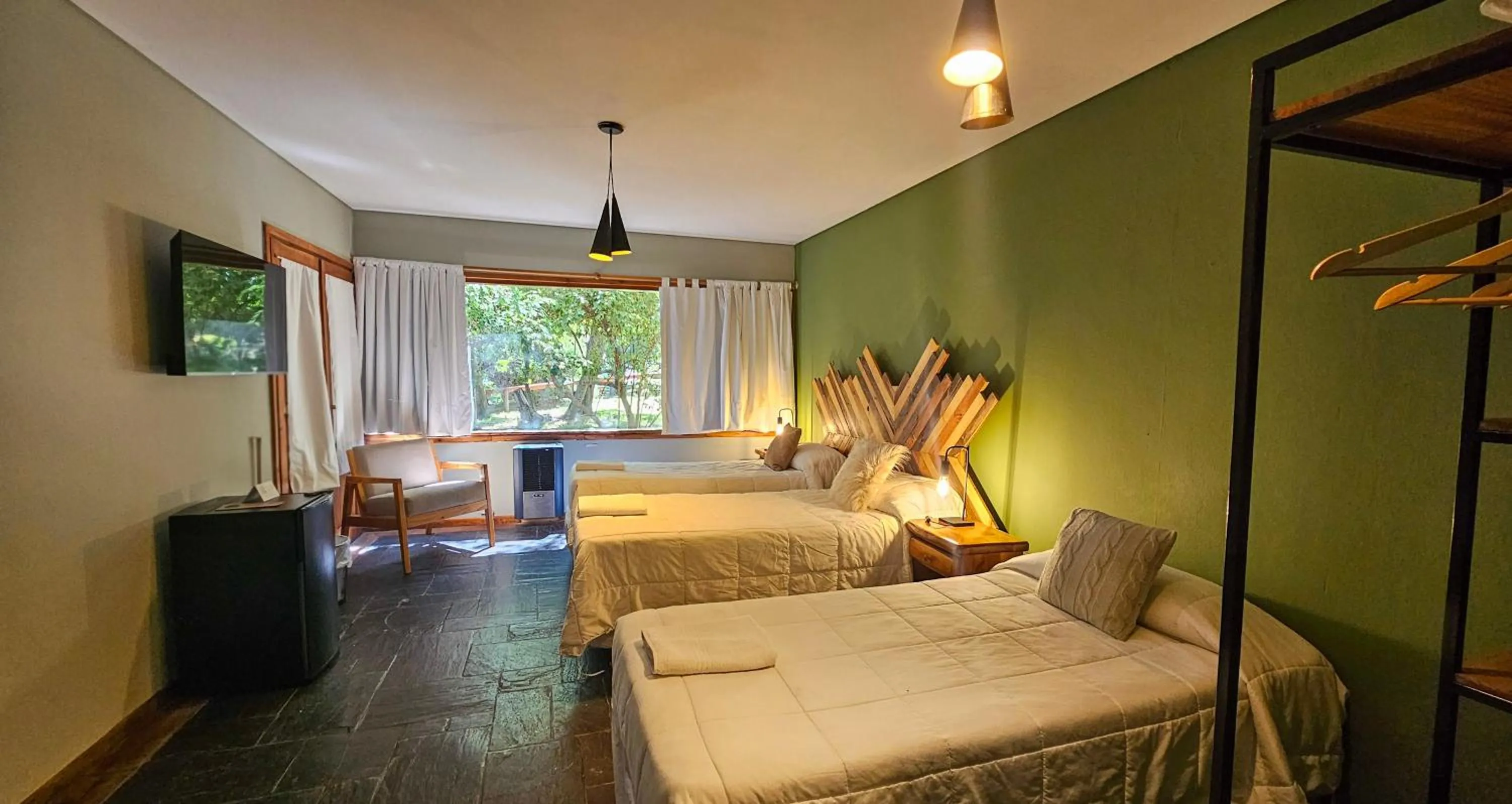 View (from property/room), Bed in Pioneros Suites by Grupo Tierra Gaucha