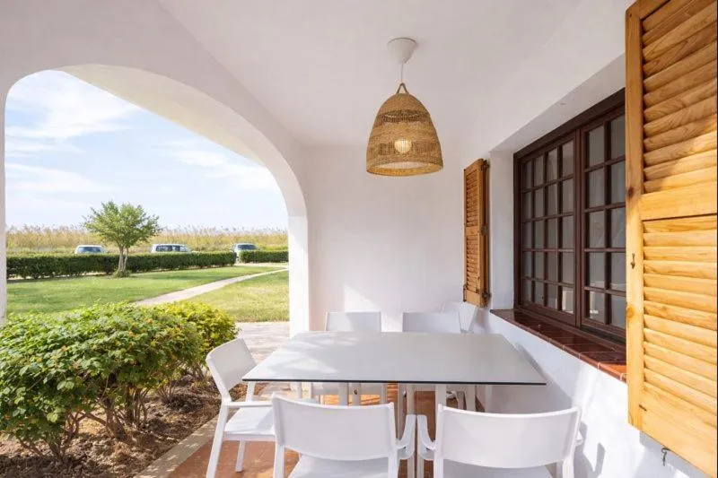 Balcony/Terrace in Apartamentos Son Bou Gardens By MENORCARENTALS